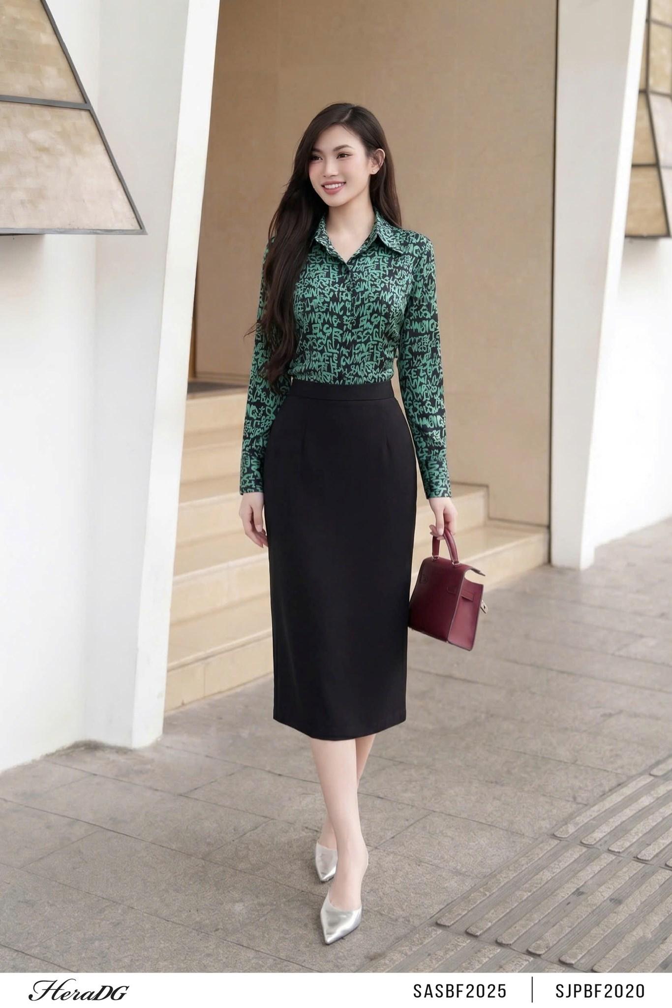 Áo sơ mi hoạ tiết