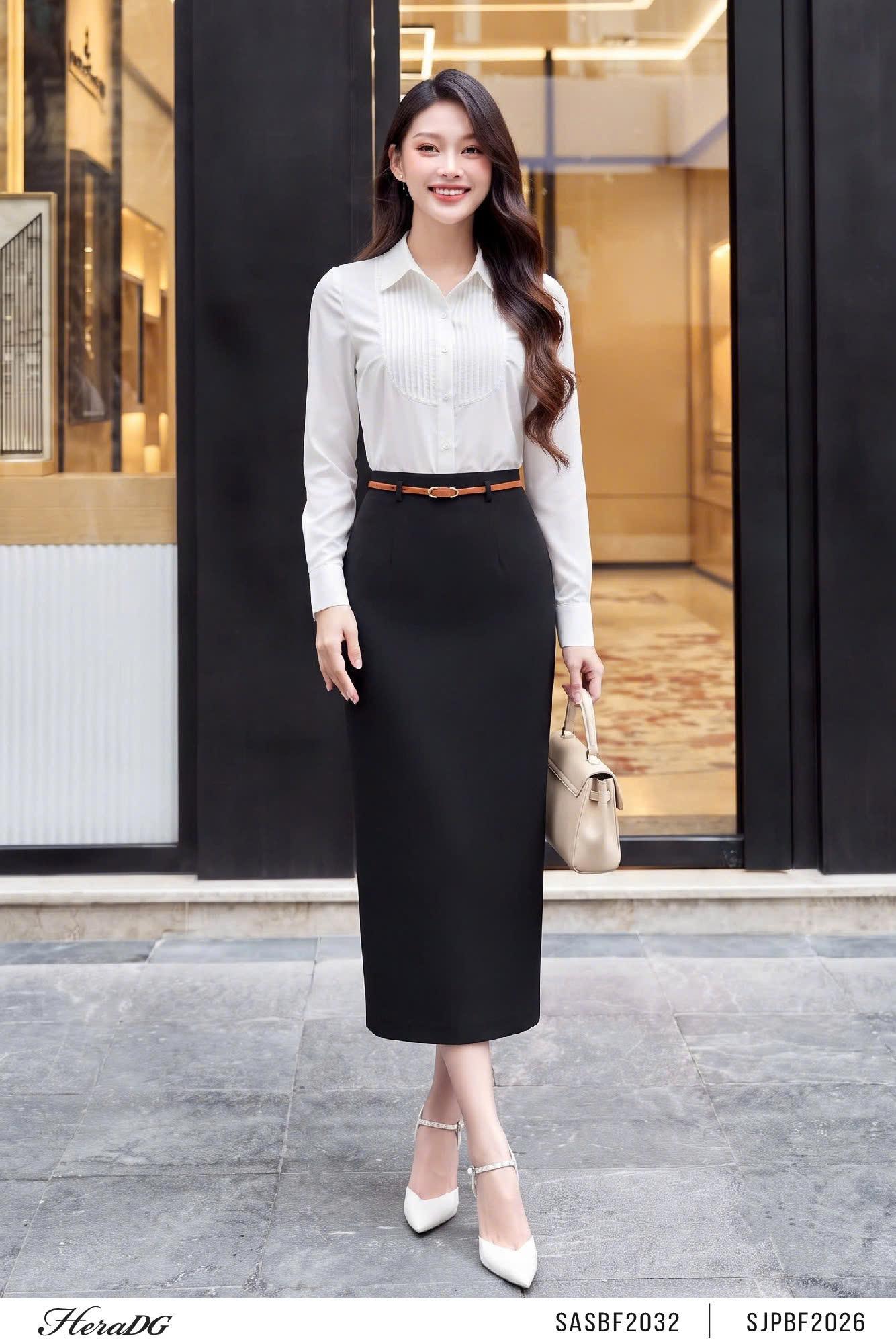 Áo sơ mi cổ bấu ly