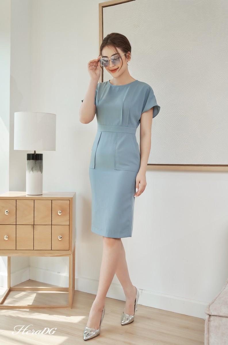 Đầm ôm tay liền