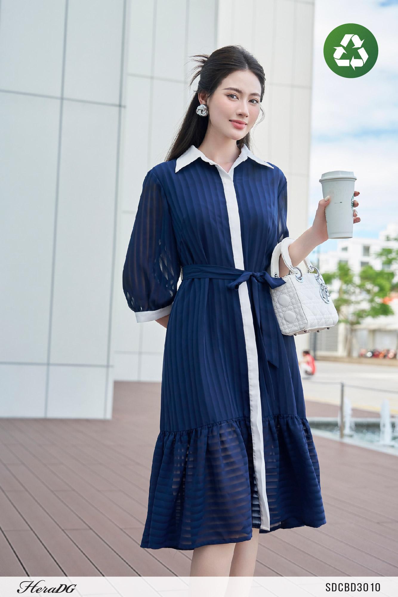 Đầm suông chân đuôi cá