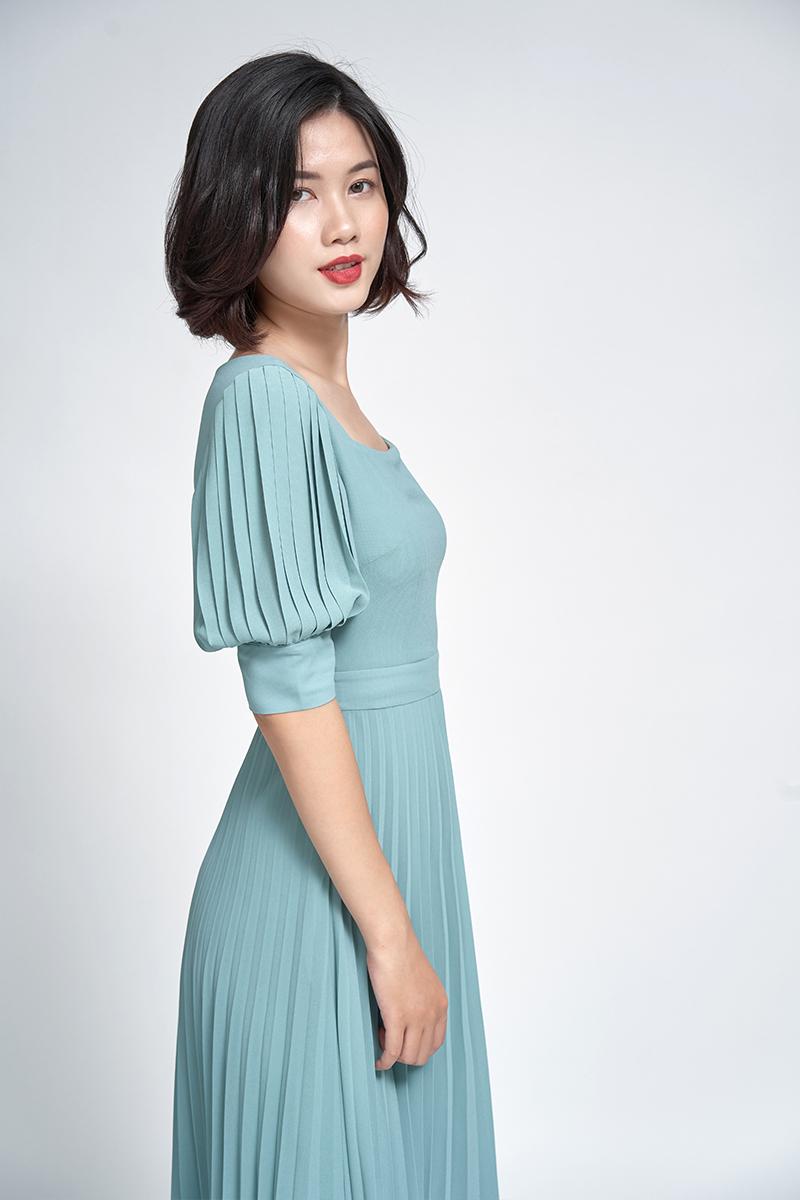 Đầm Xòe dập ly