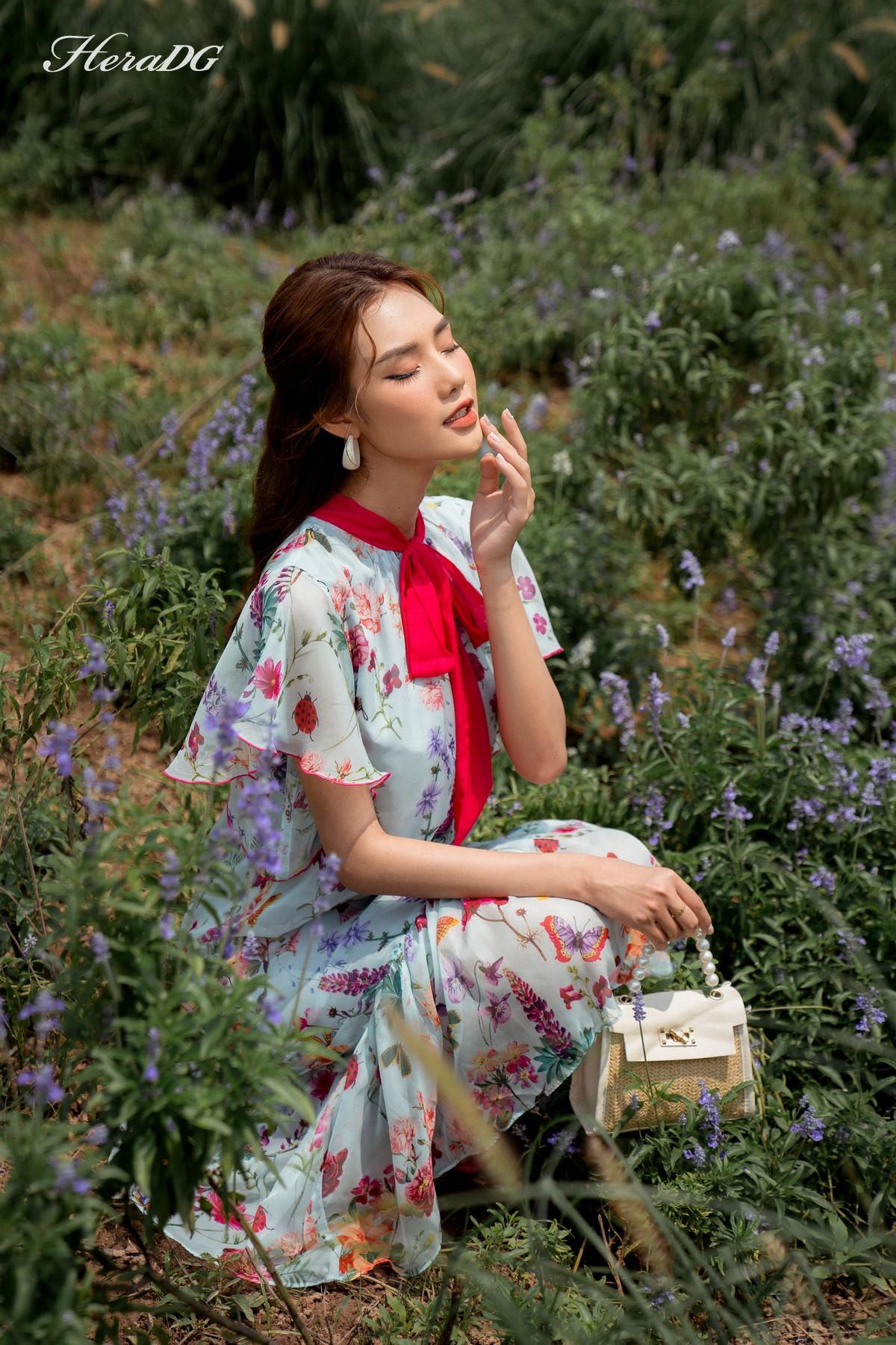Đầm suông tay cánh tiên