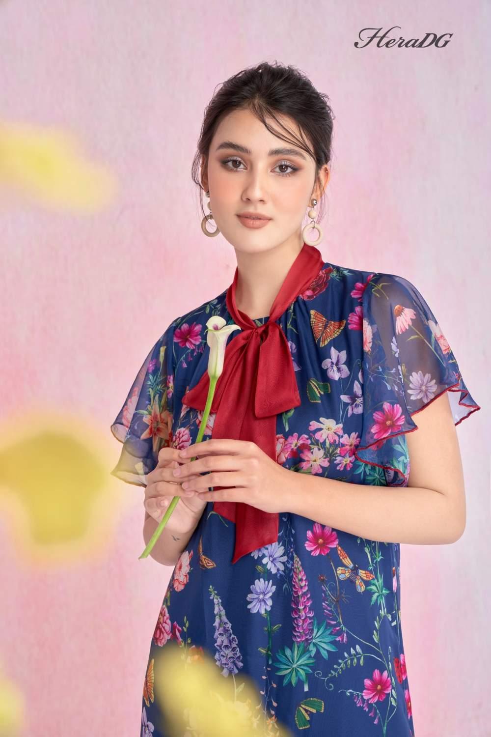 Đầm suông tay cánh tiên