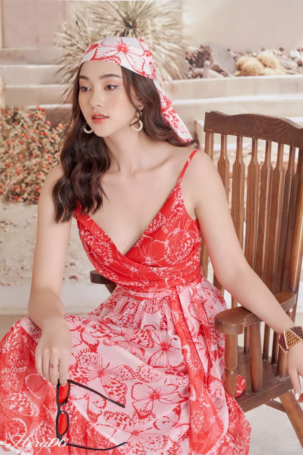 Đầm maxi 2 dây