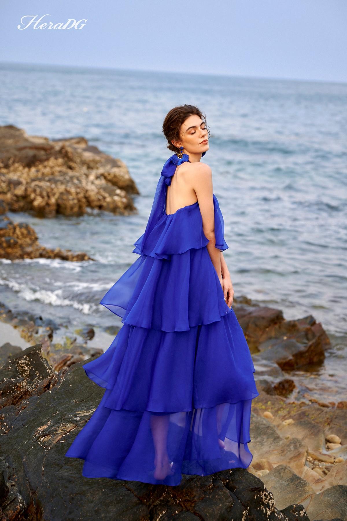 Đầm maxi 4 tầng