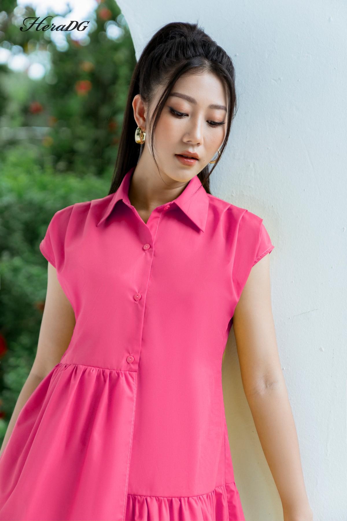 Đầm vai chờm, nhún chân