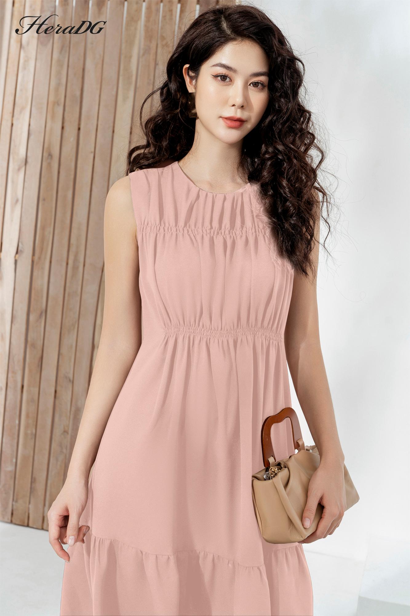 Đầm xoè rút nhún