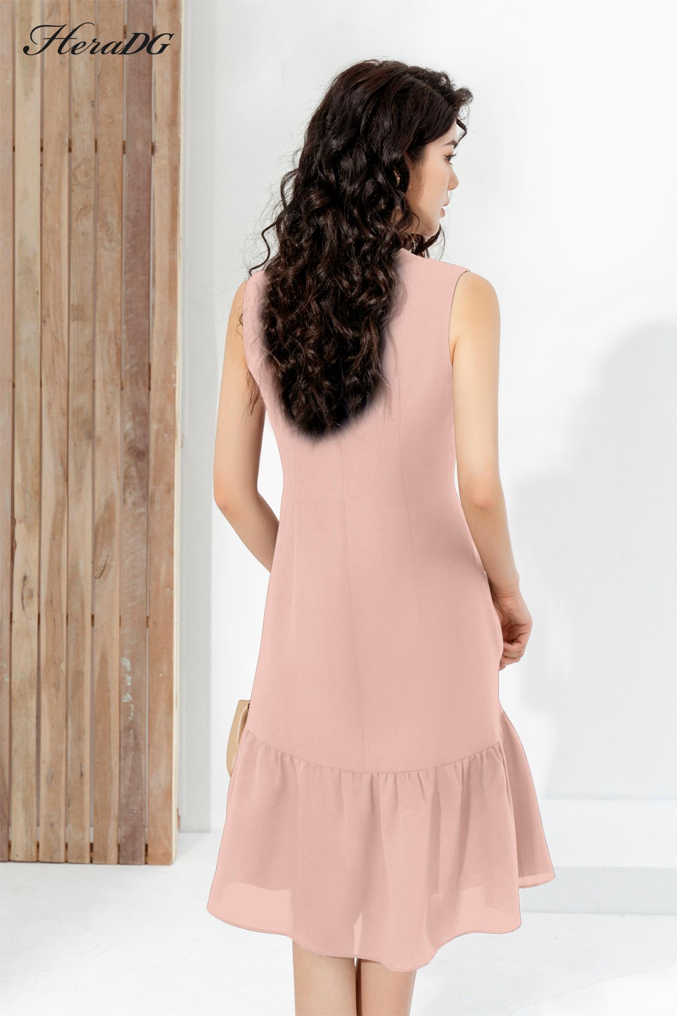 Đầm xoè rút nhún