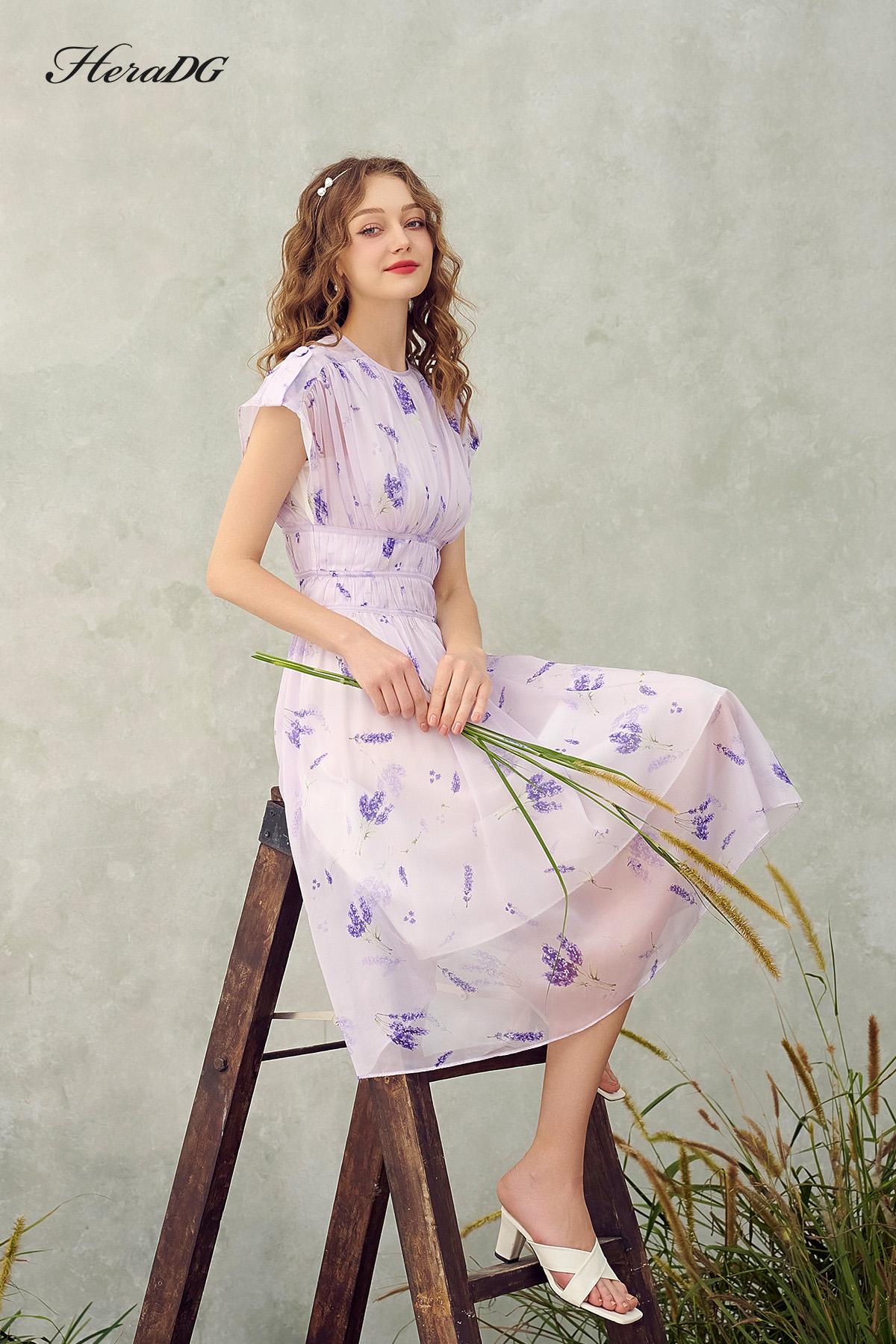 Đầm xoè vai trễ