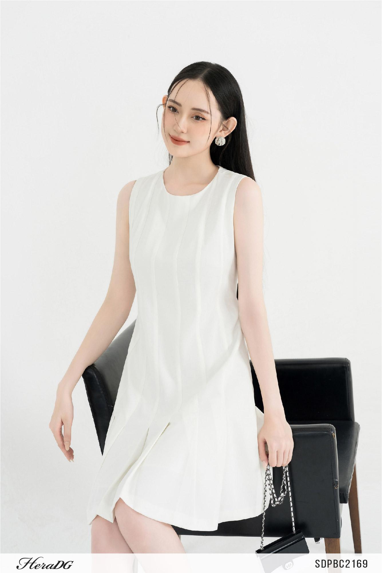 Đầm đuôi cá thân xếp ly