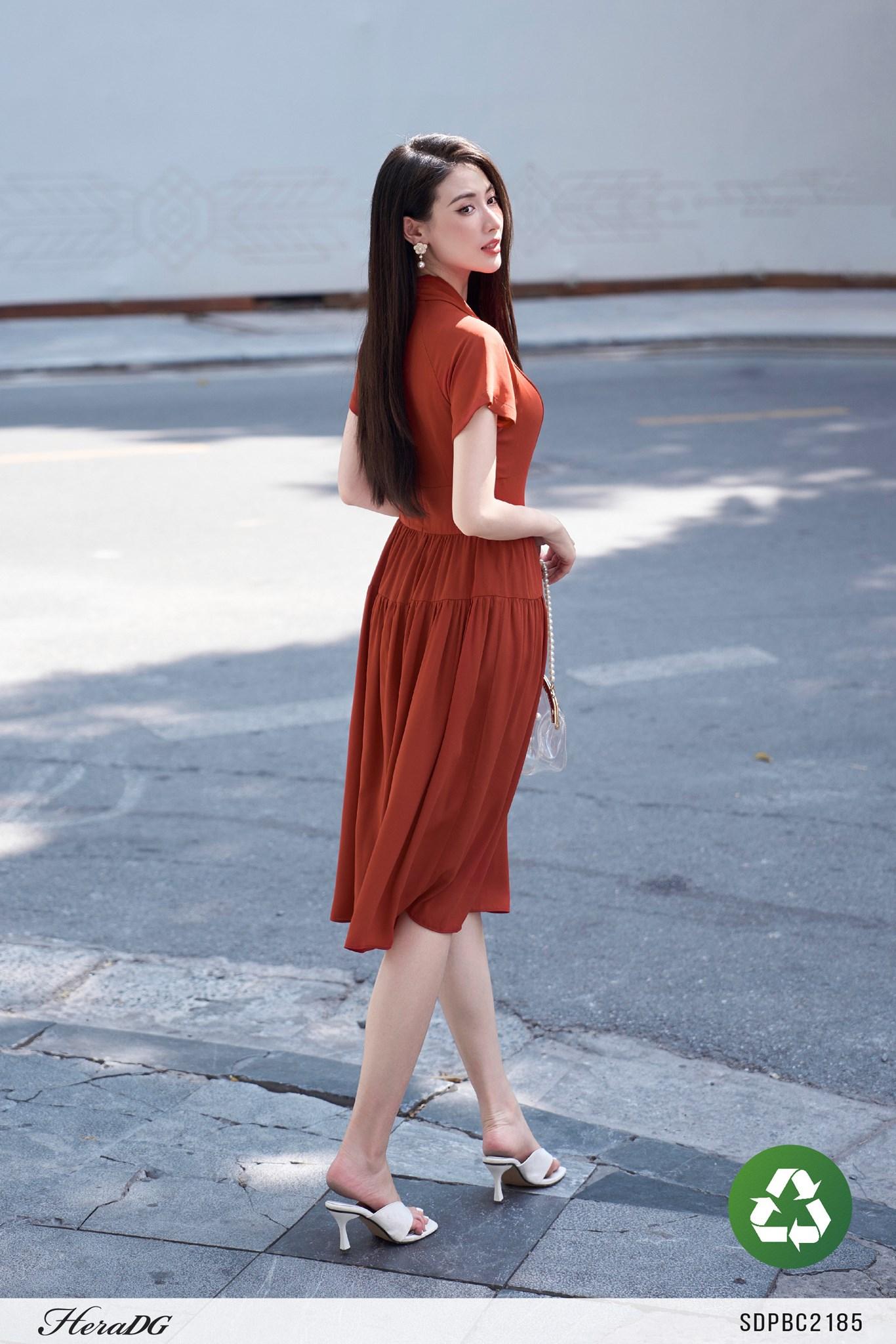 Đầm xoè nhún li