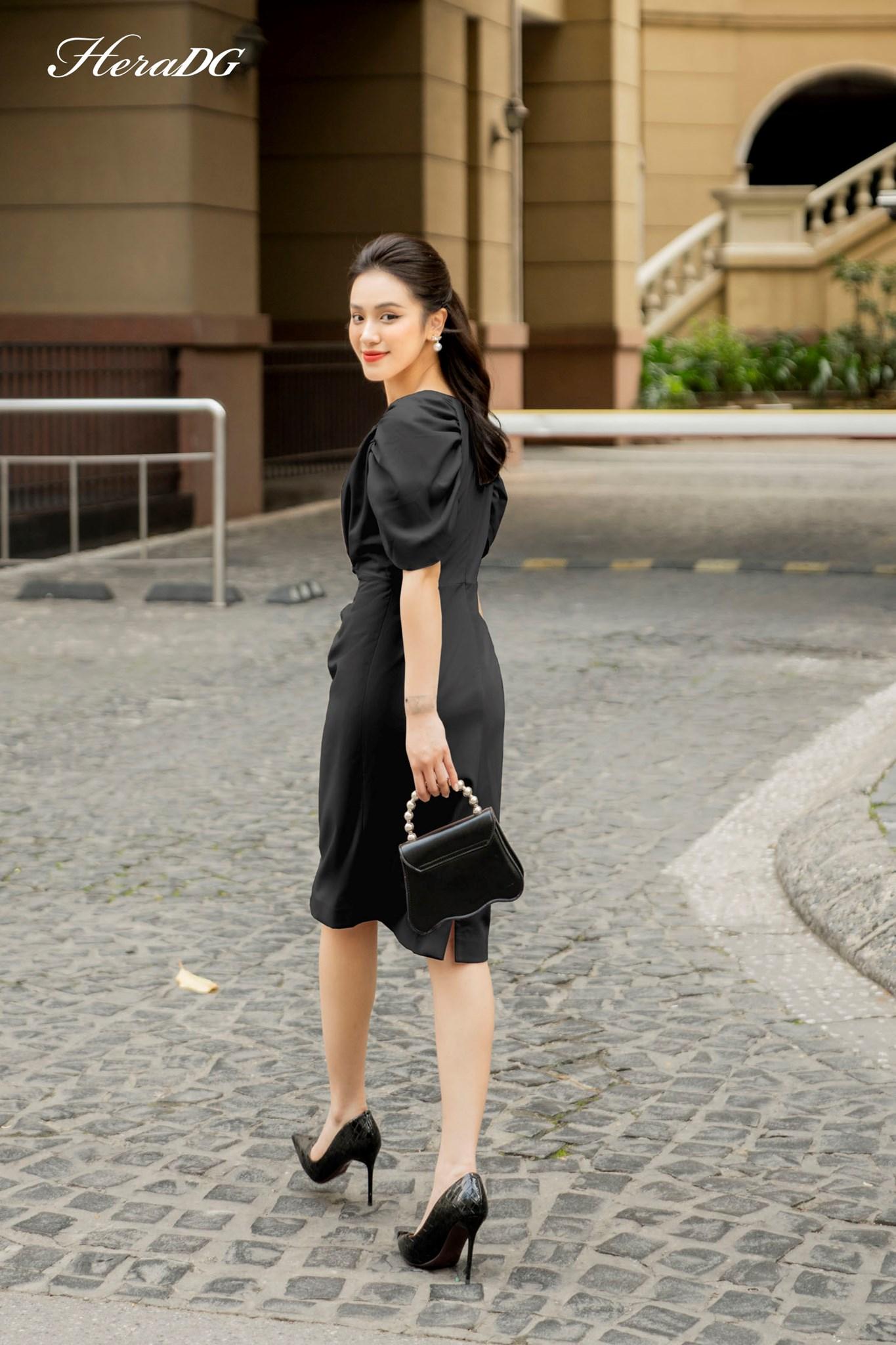 Đầm ôm xếp nhún