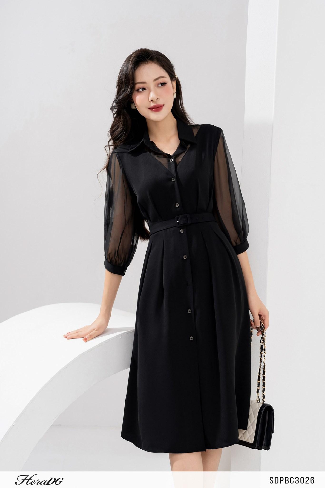 Đầm xoè tay lỡ, cổ đức