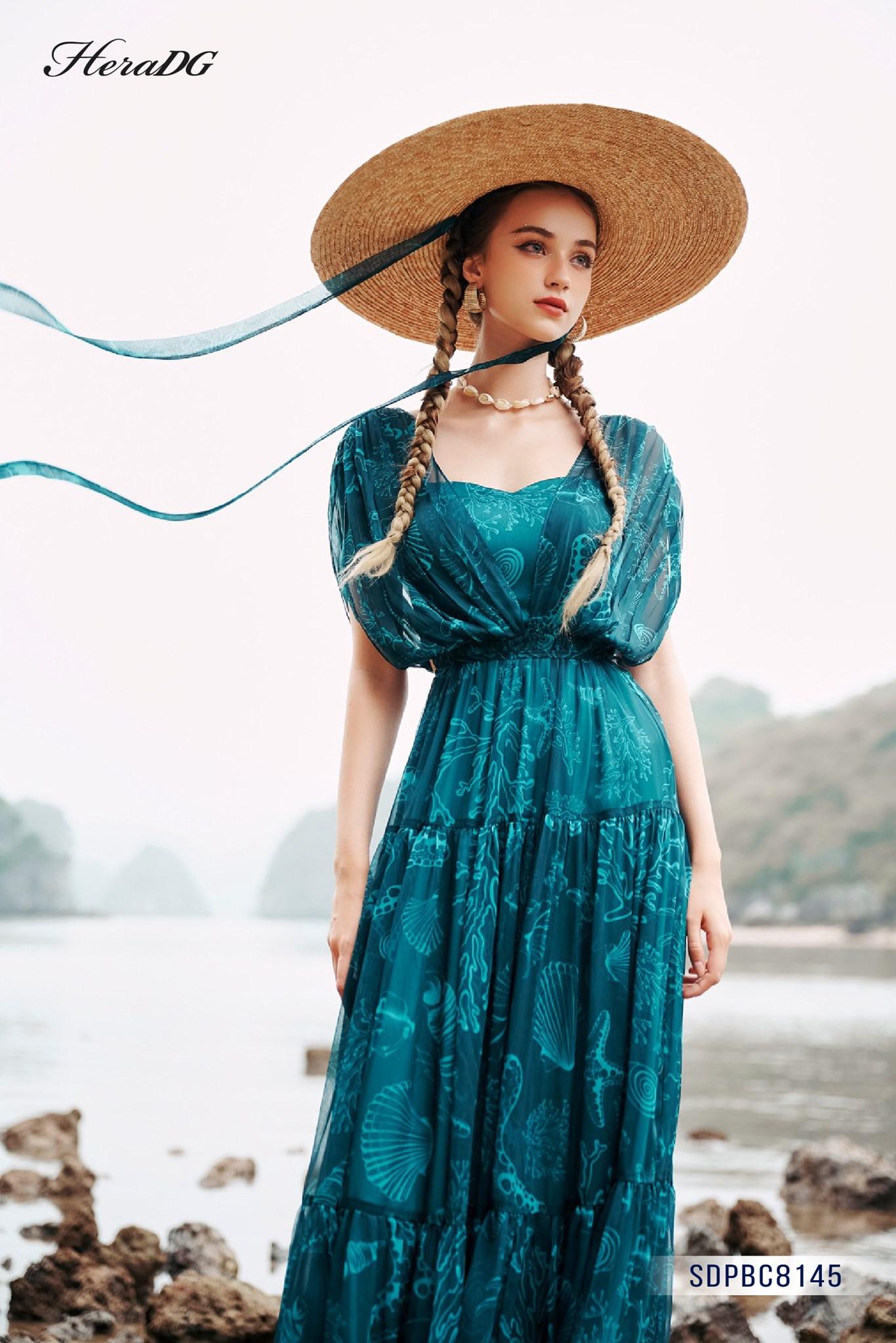 Đầm maxi cut - out