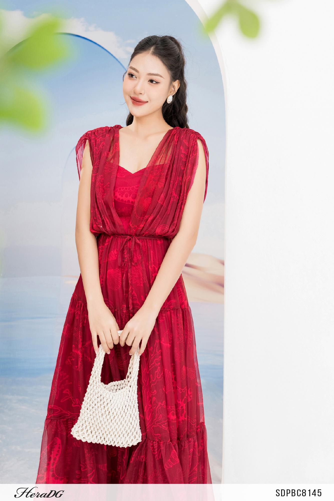 Đầm maxi cut - out