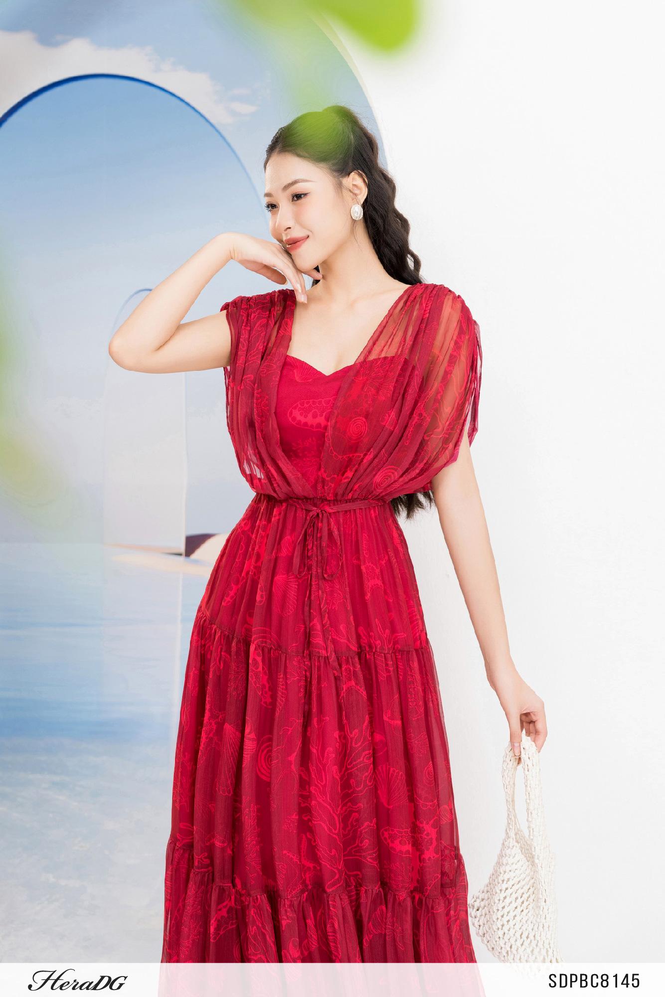 Đầm maxi cut - out