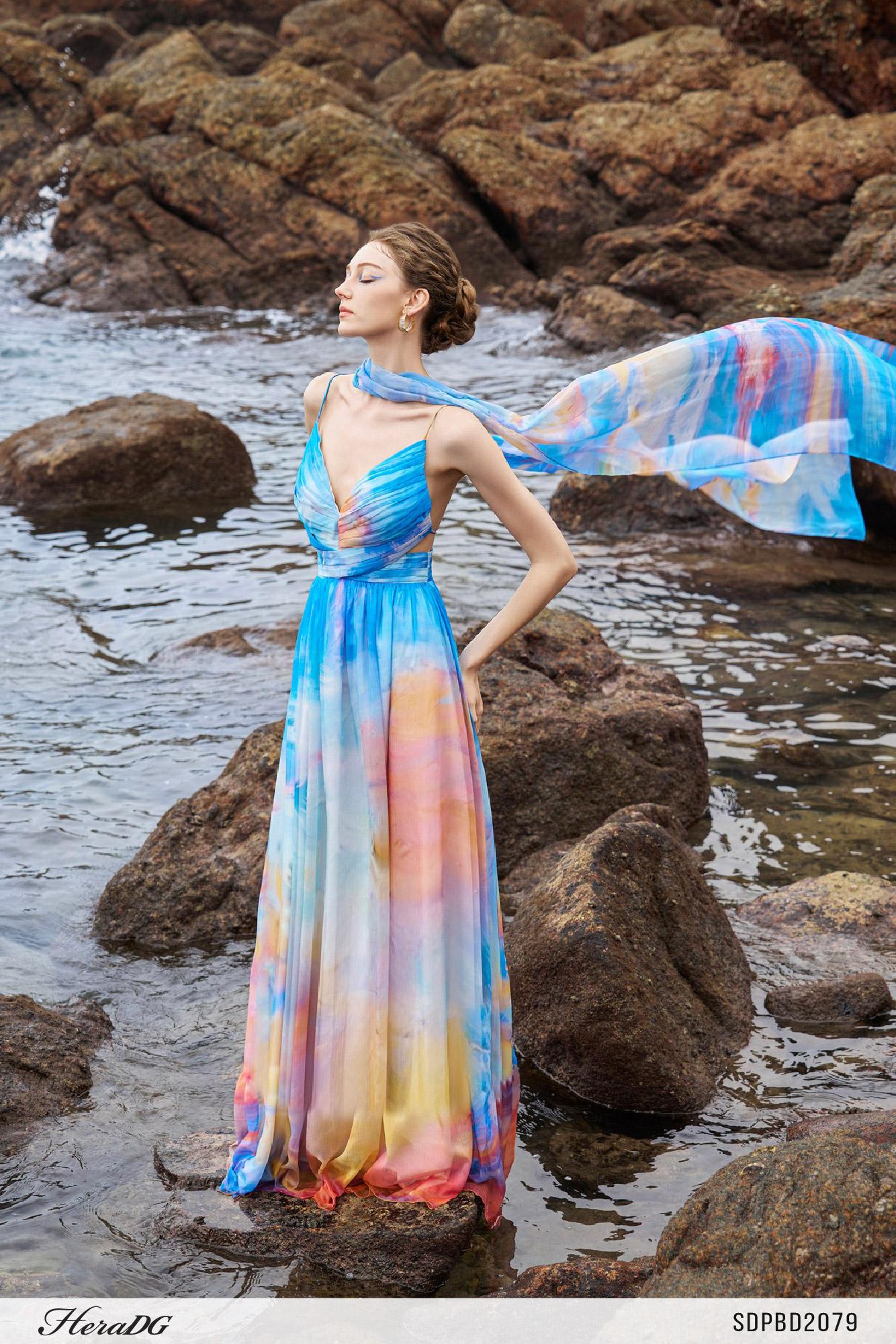 Đầm maxi 2 dây