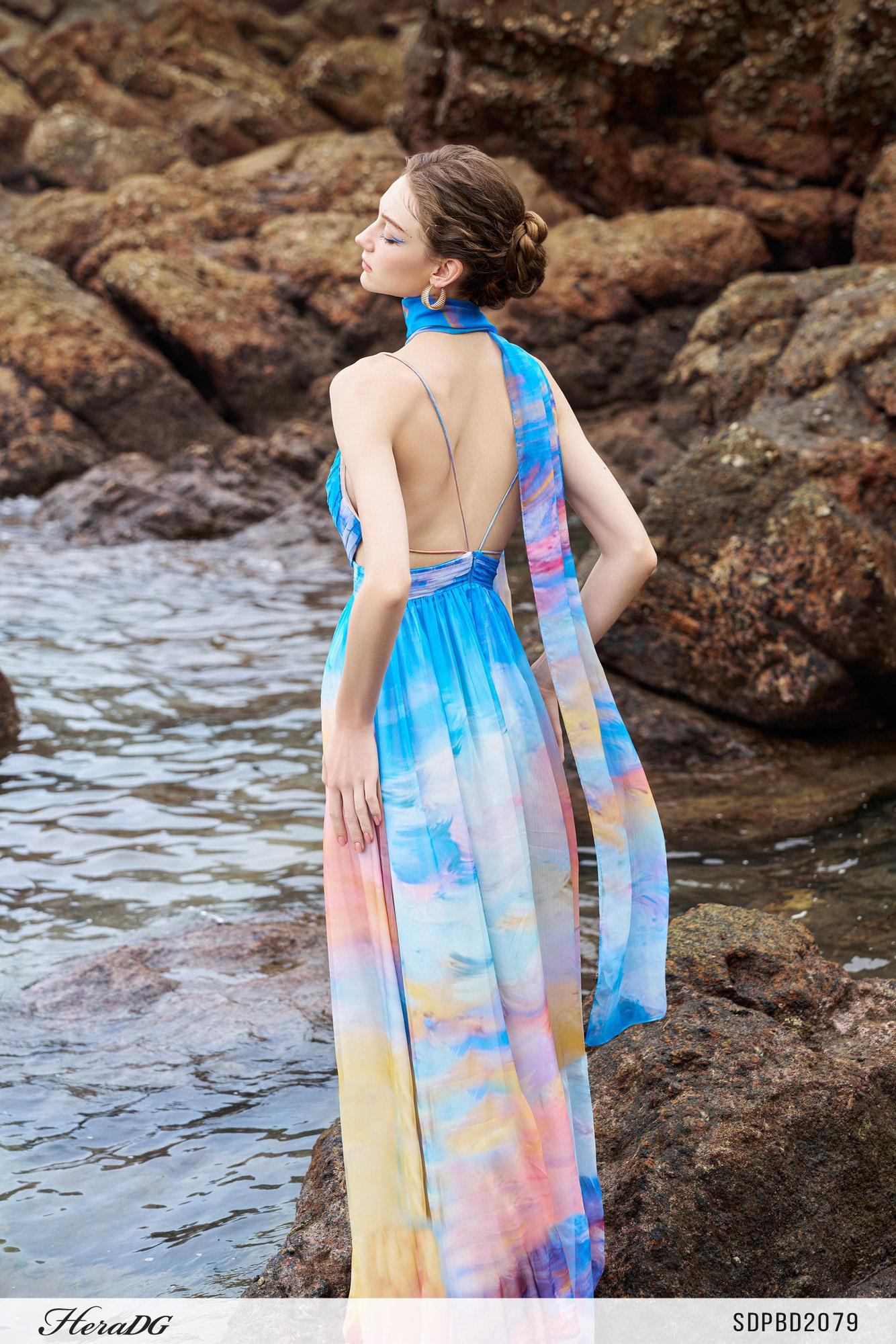 Đầm maxi 2 dây