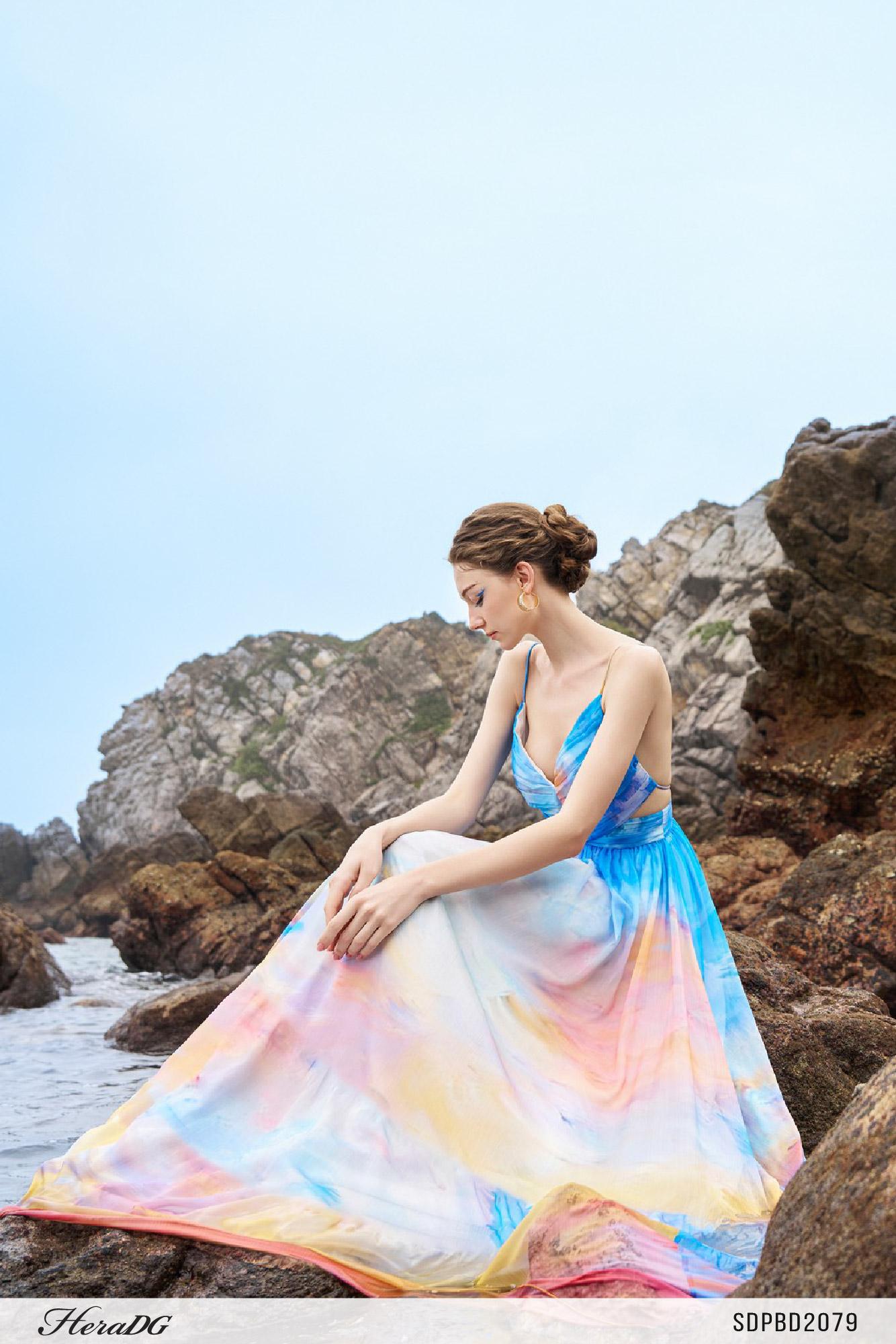 Đầm maxi 2 dây