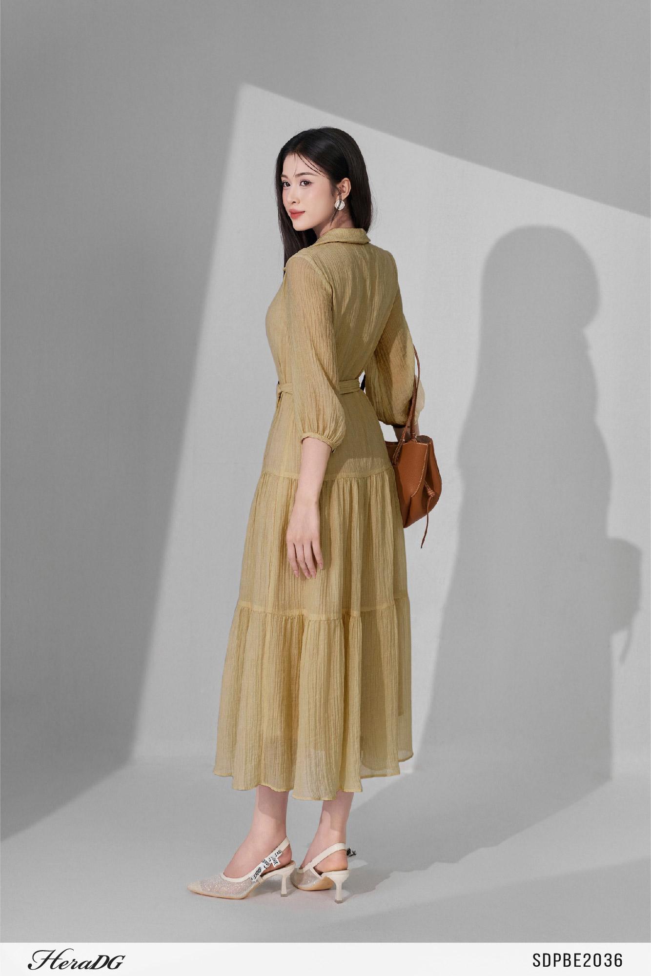 Đầm suông cổ đức