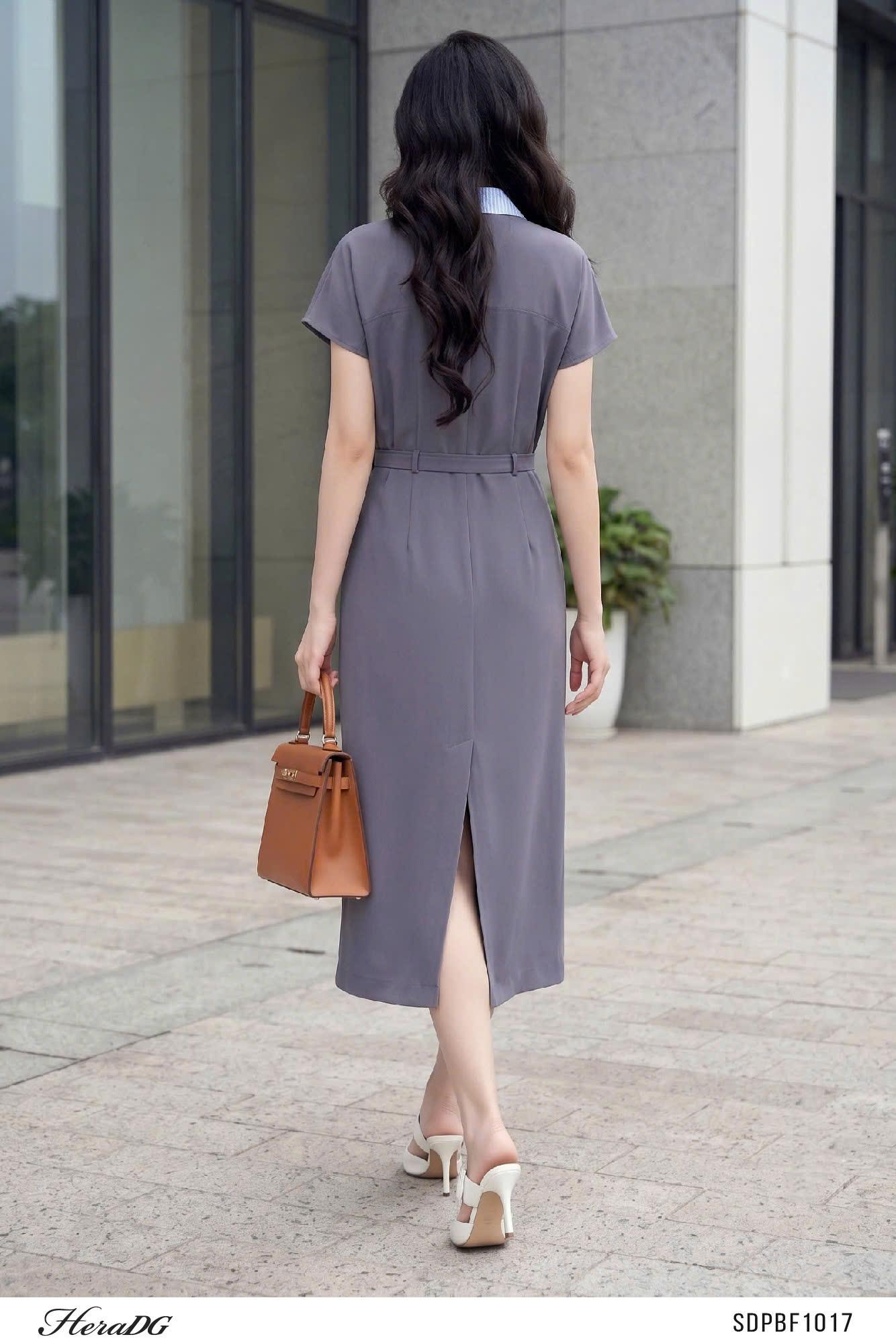 Đầm suông giả set