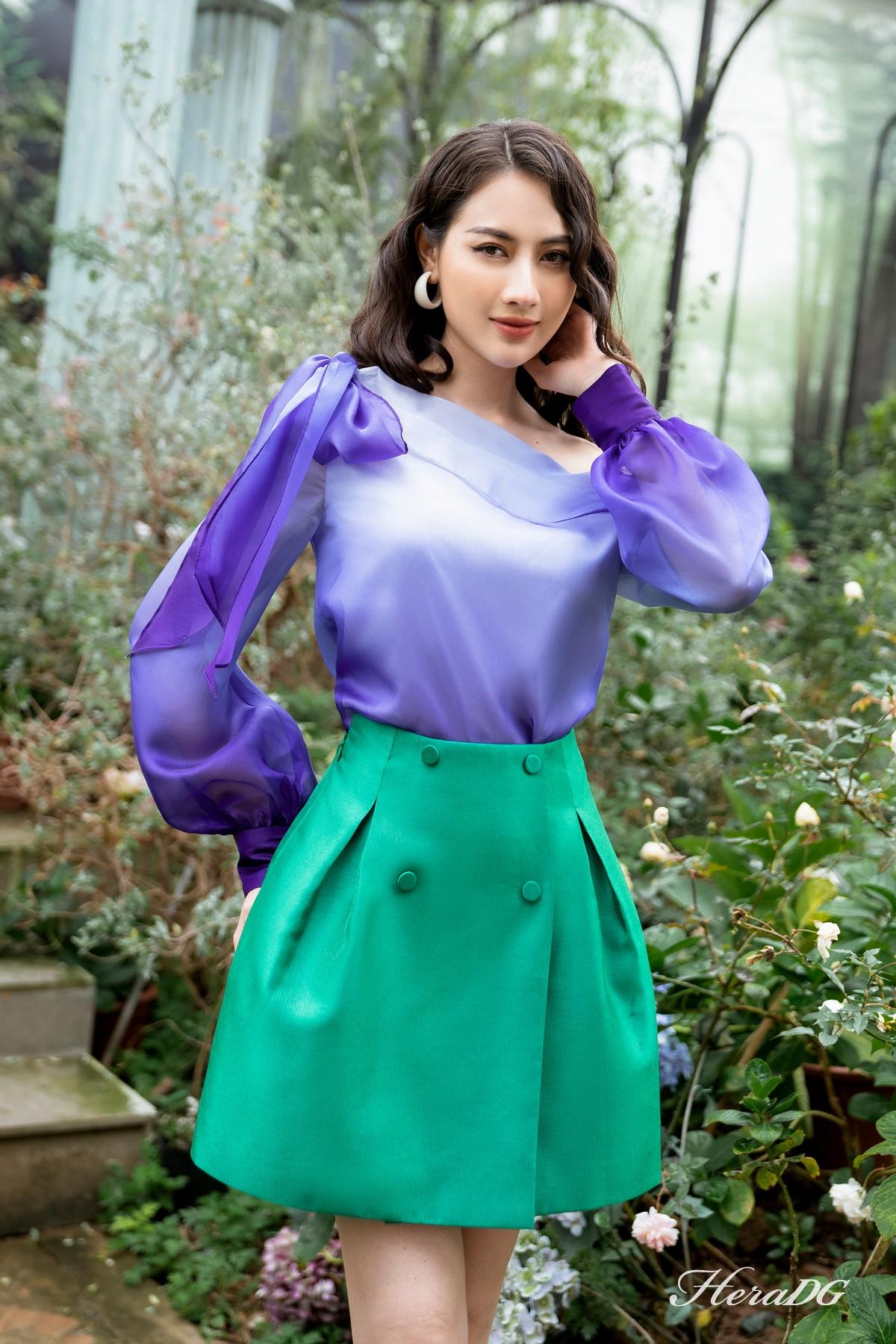 Chân váy A xếp ly