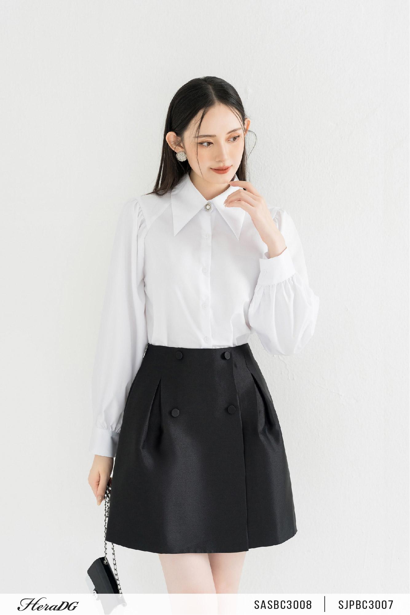 Chân váy A xếp ly