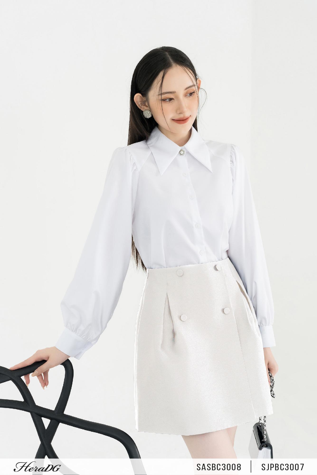 Chân váy A xếp ly