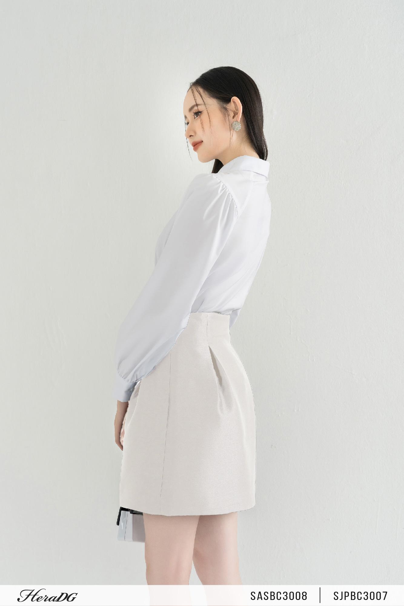 Chân váy A xếp ly