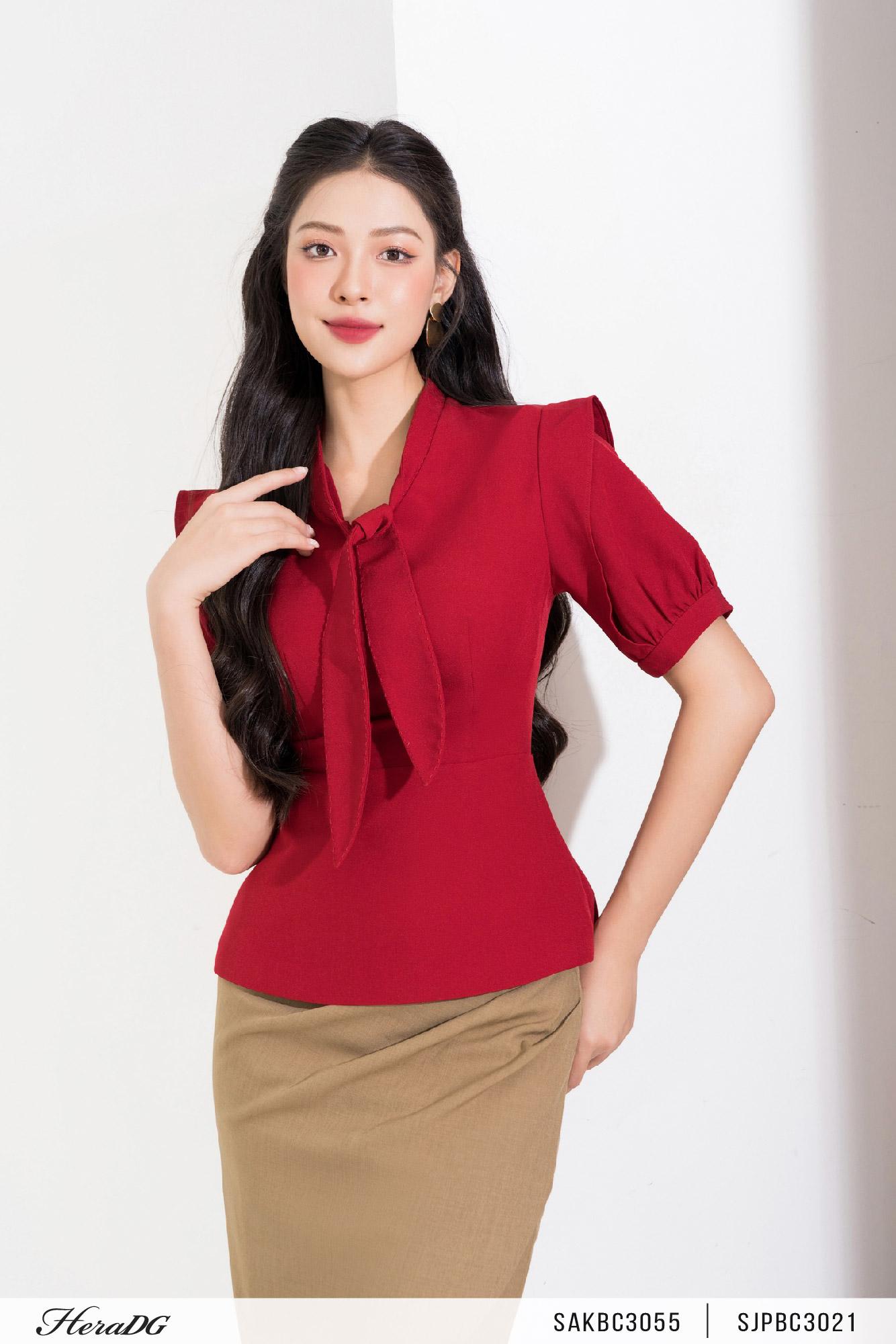 Chân váy ôm vạt chồng – ảnh 3