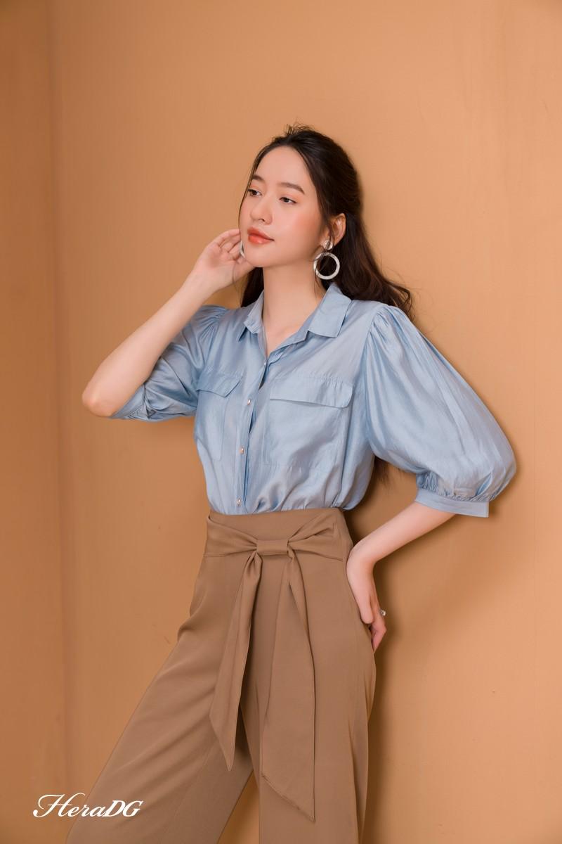 Quần suông buộc dây trước
