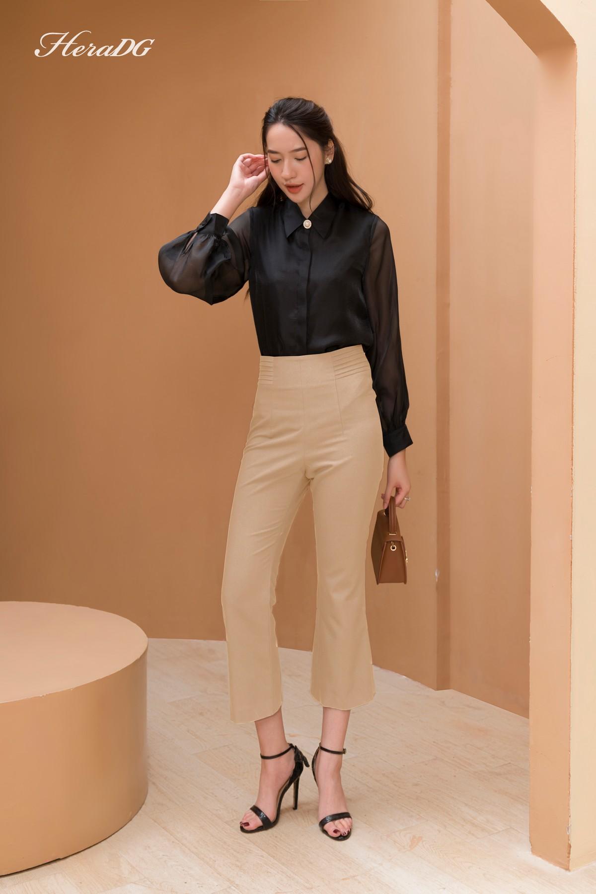 Quần ống vẩy cạp liền