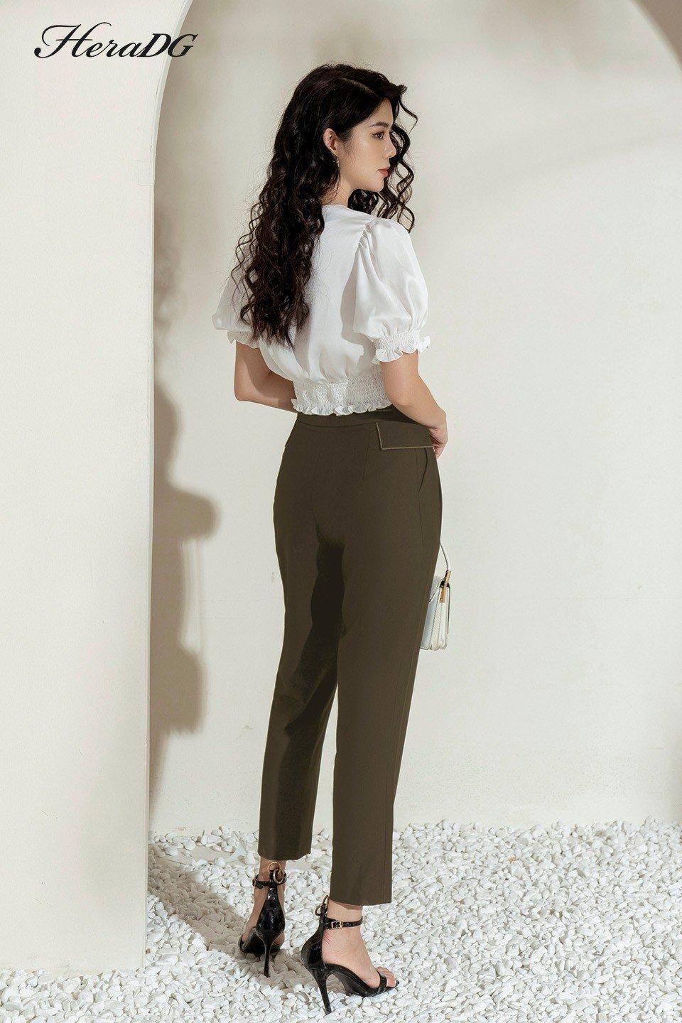 Quần baggy kèm đai