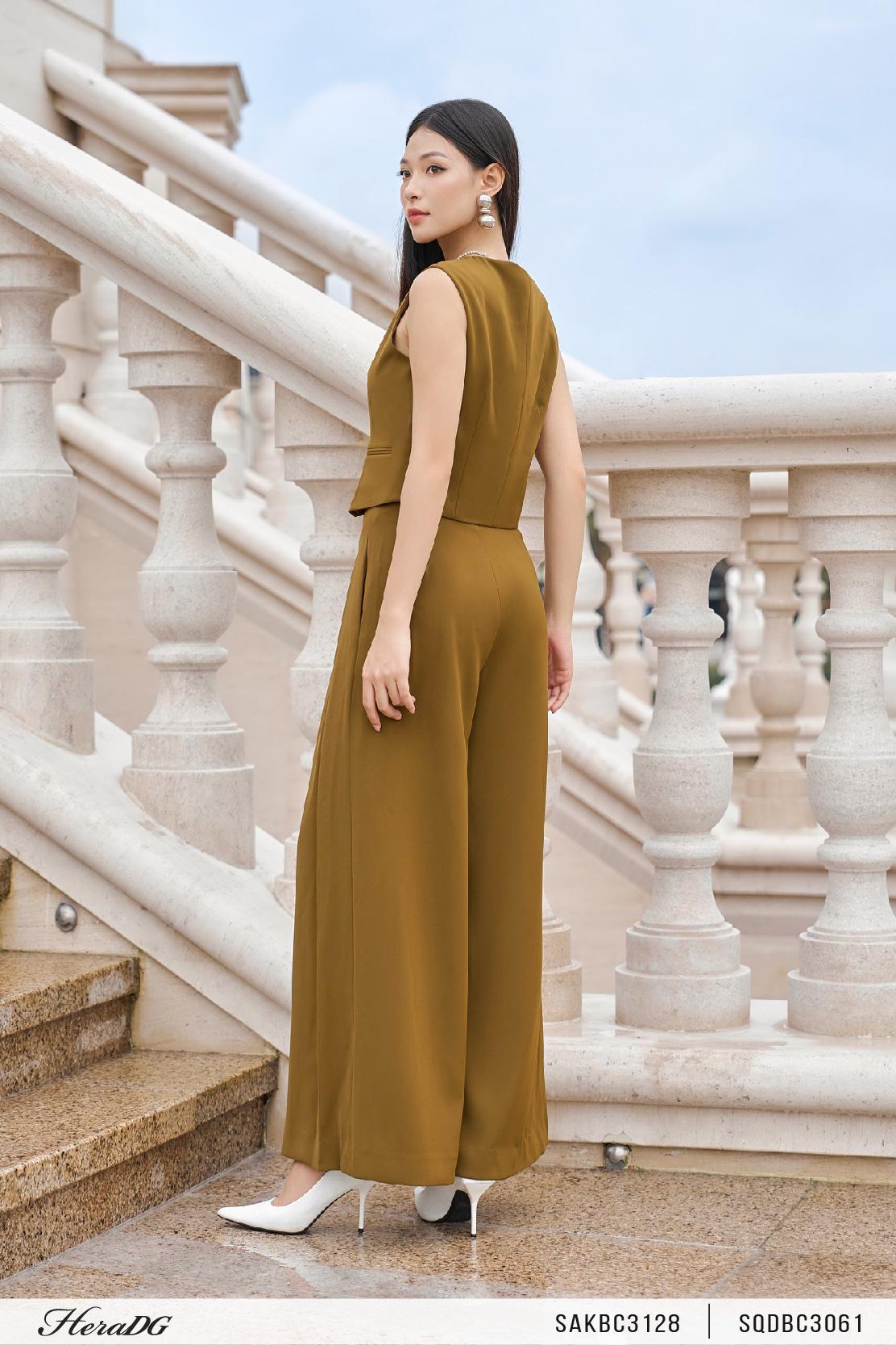 Quần suông xếp ly