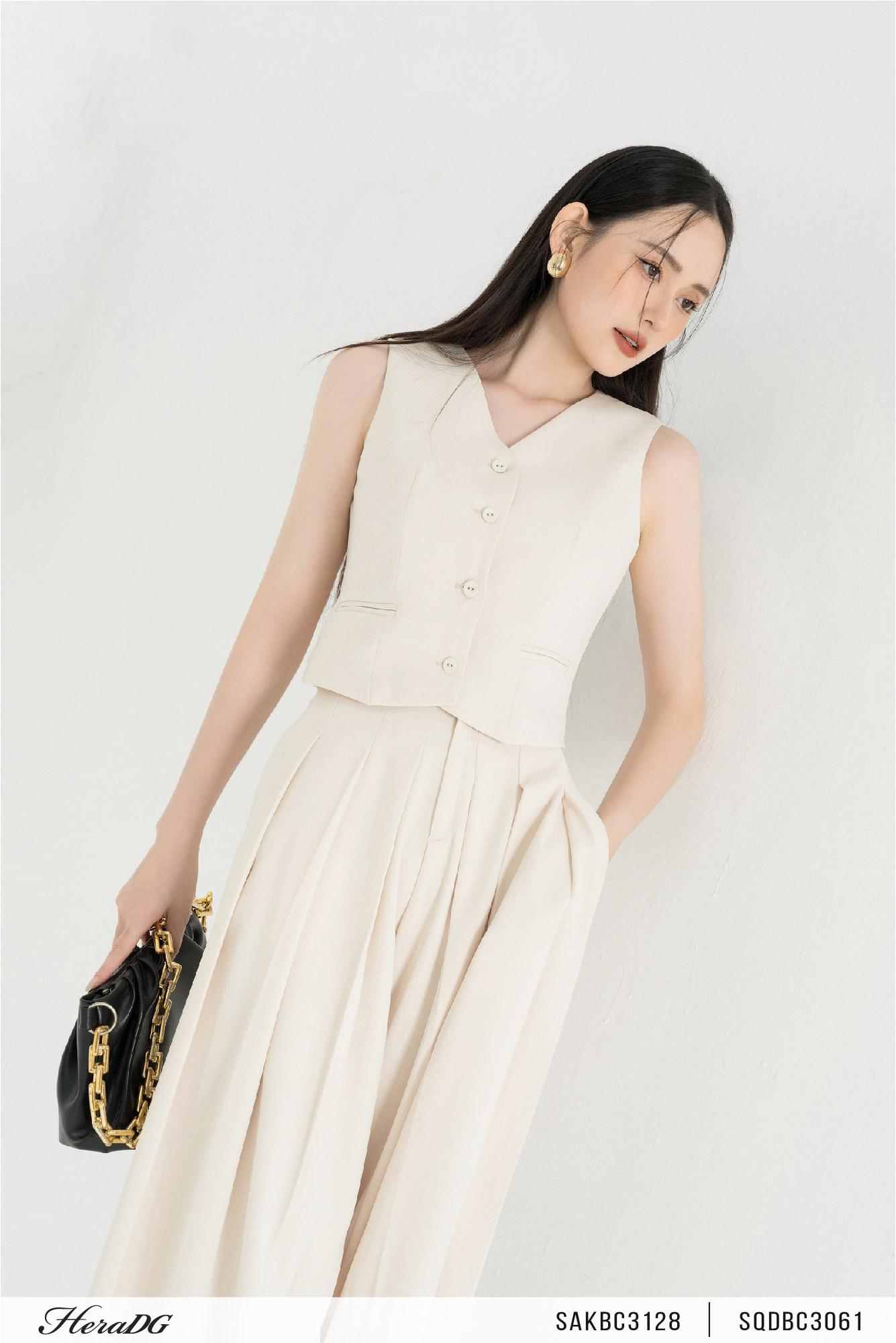 Quần suông xếp ly