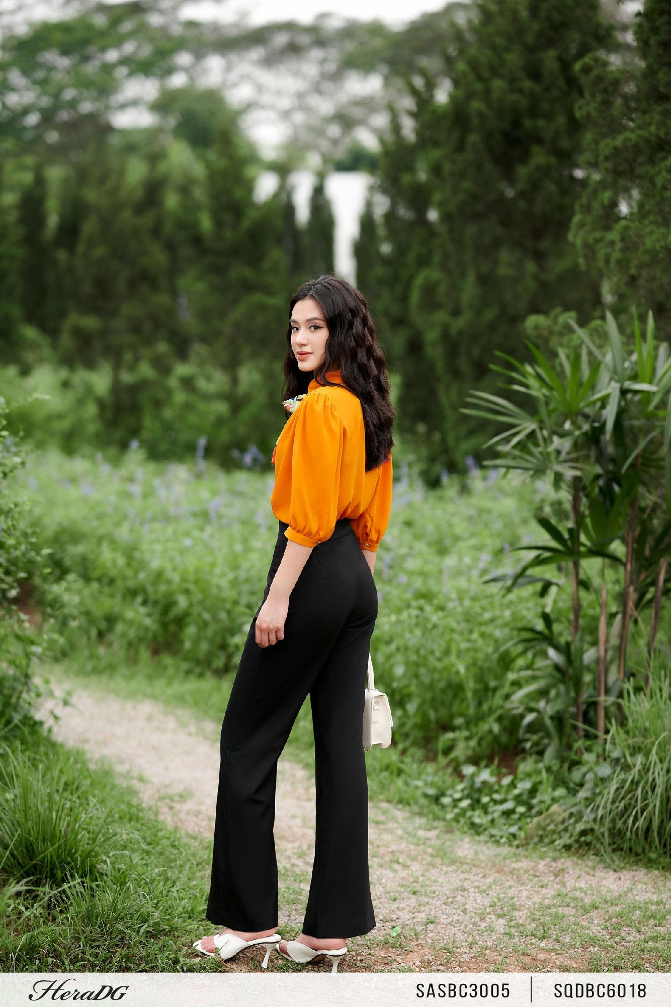 Quần ống vẩy, cạp chéo
