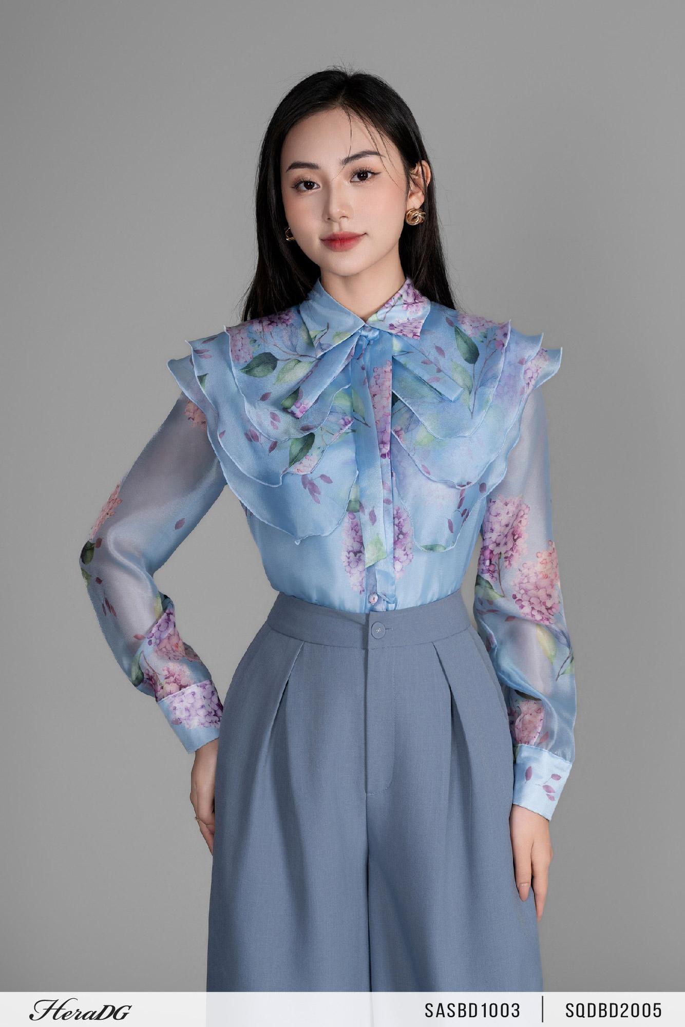 Quần suông xếp ly chồng