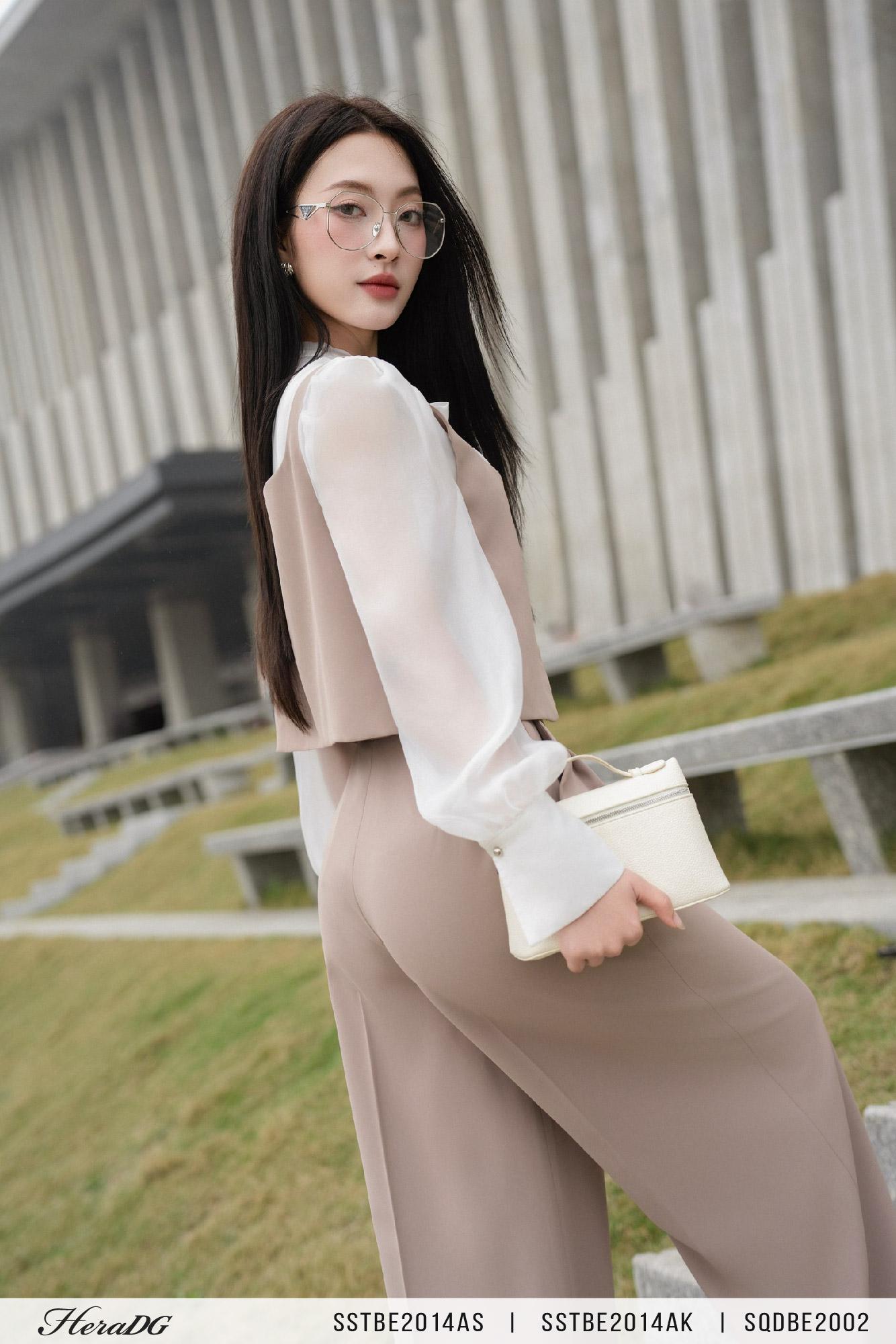 Quần ống suông dáng đứng