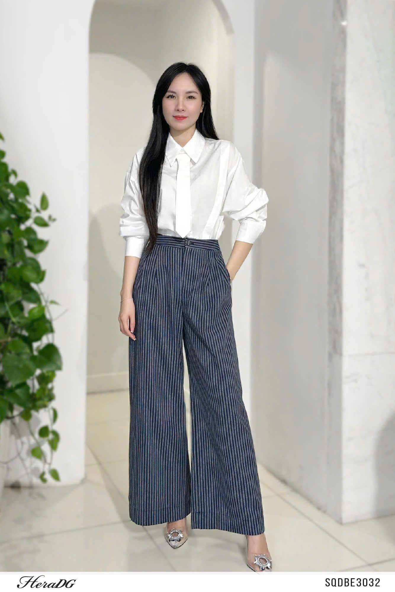 Quần suông ống rộng