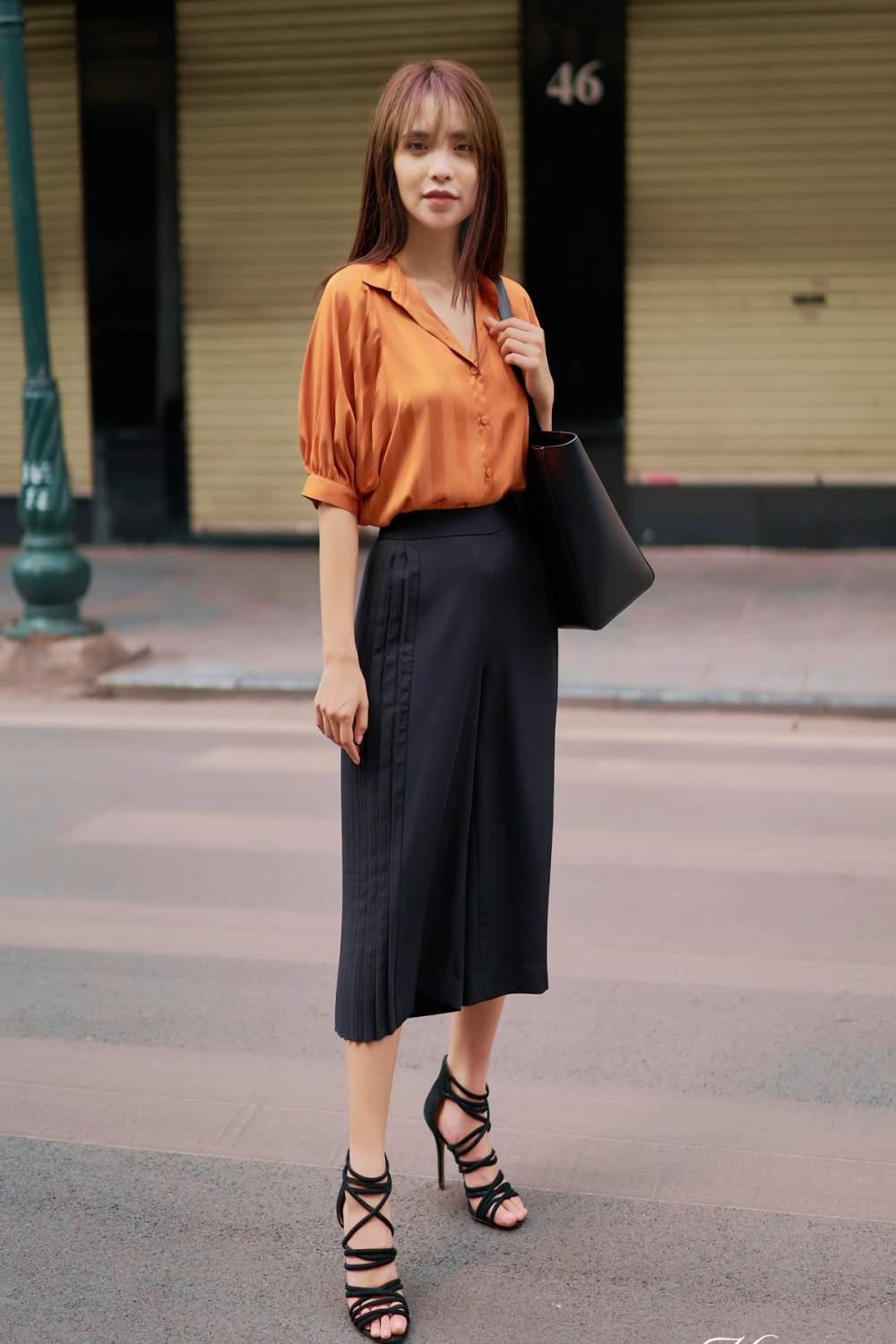 Quần lửng xếp ly bên