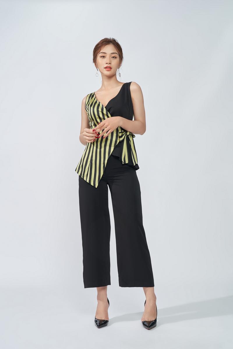 Quần suông lửng