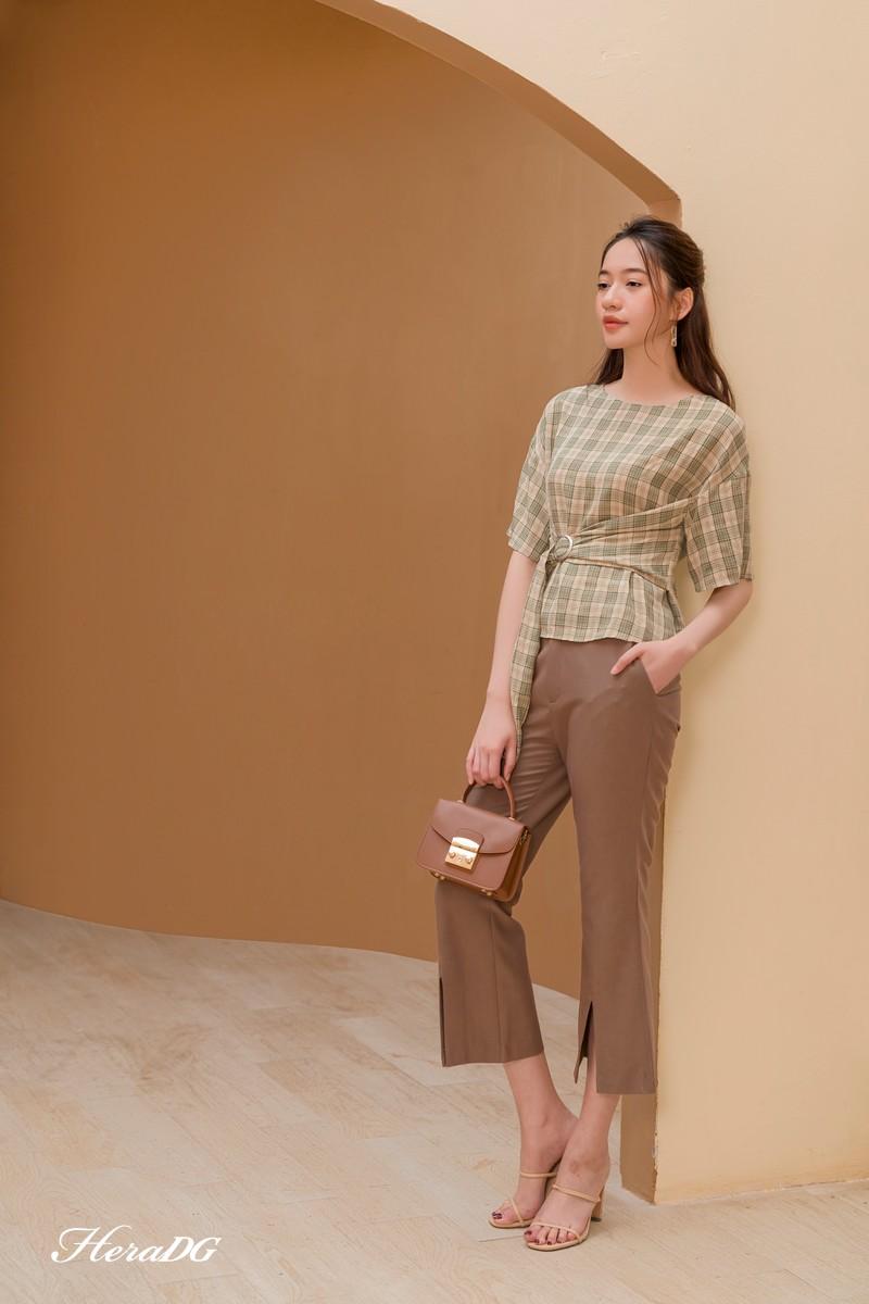 Quần lửng ống vẩy xẻ gấu