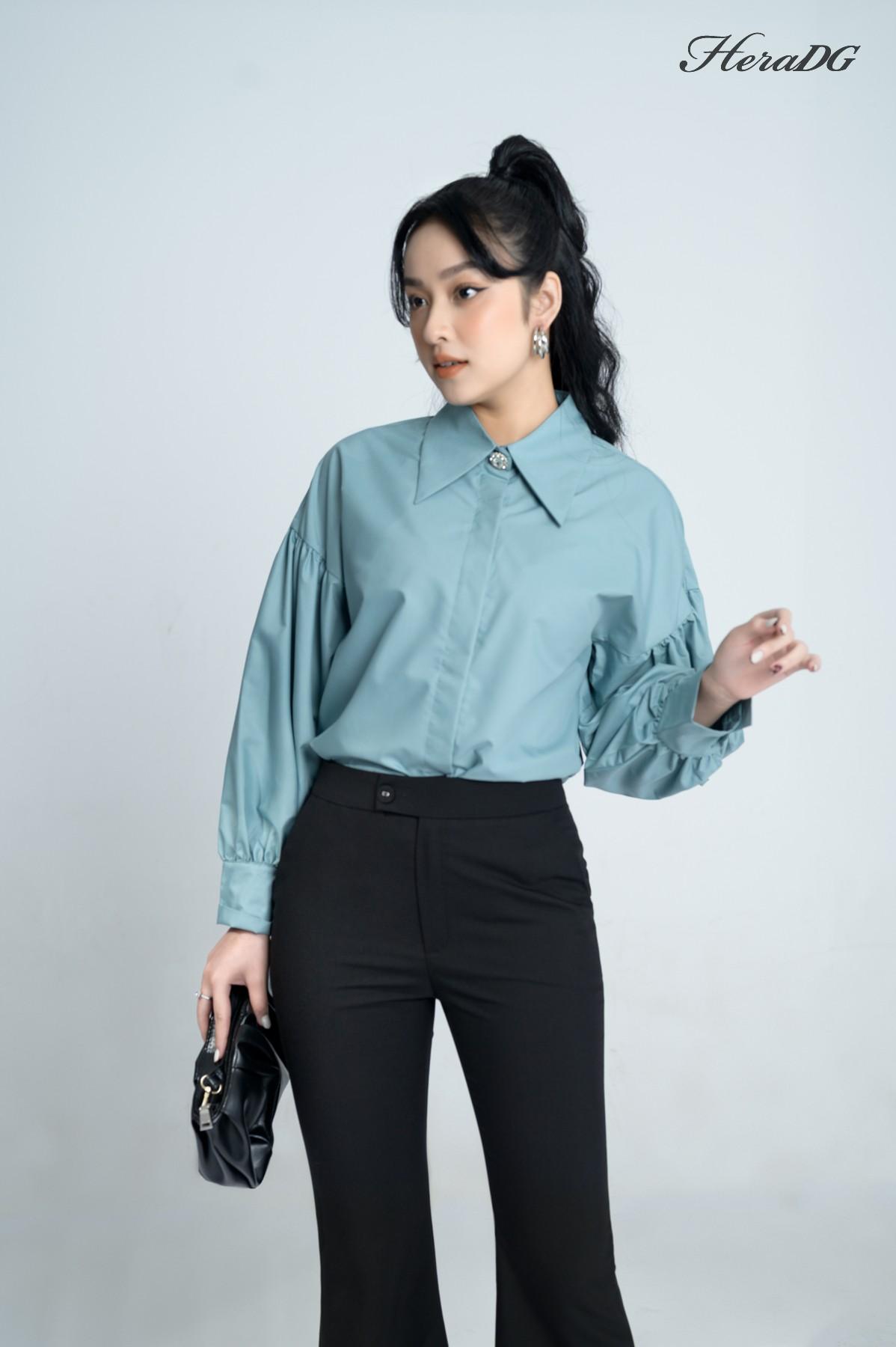 Quần lửng ống vẩy xẻ gấu