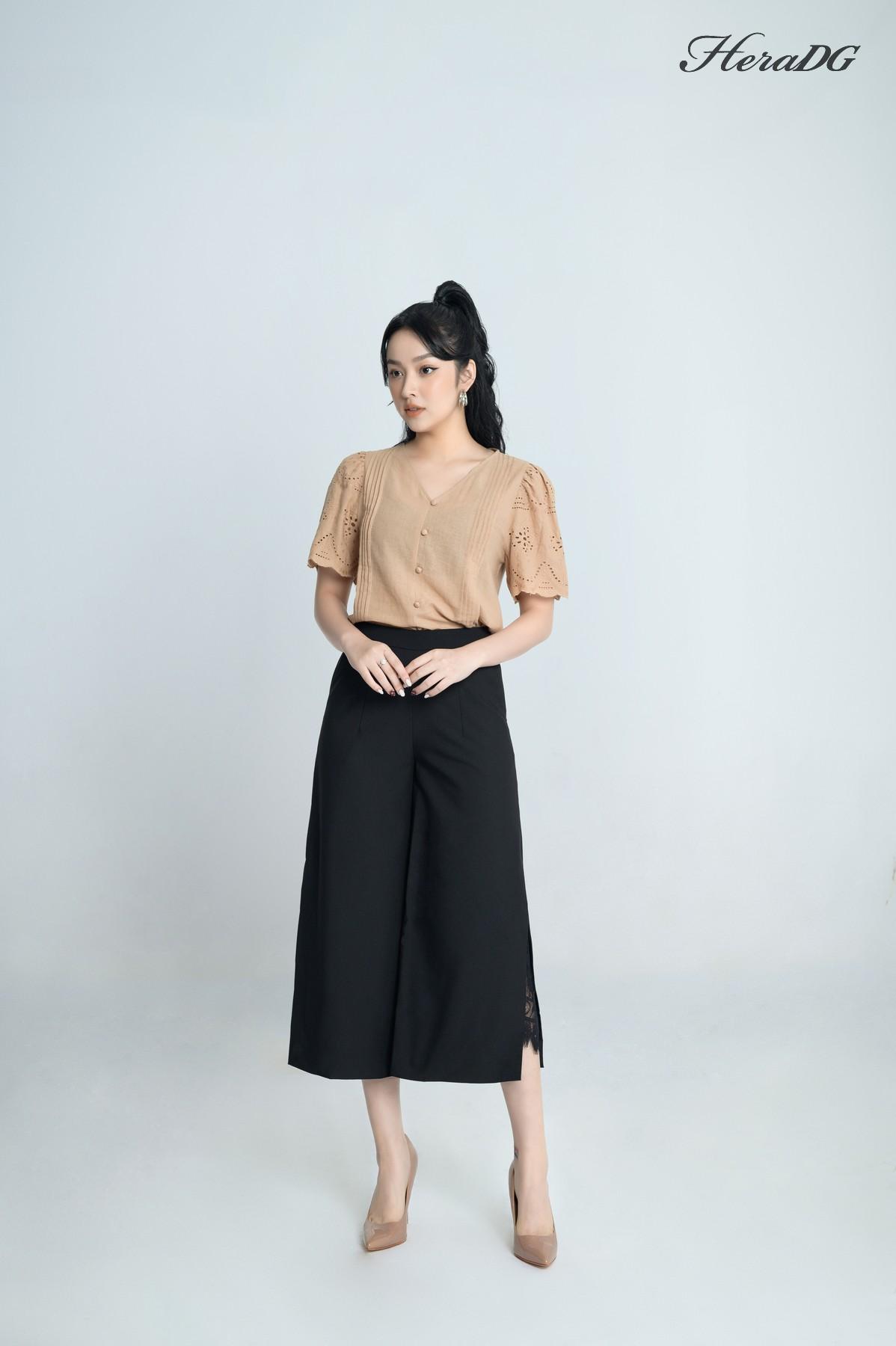 Quần lửng ống suông