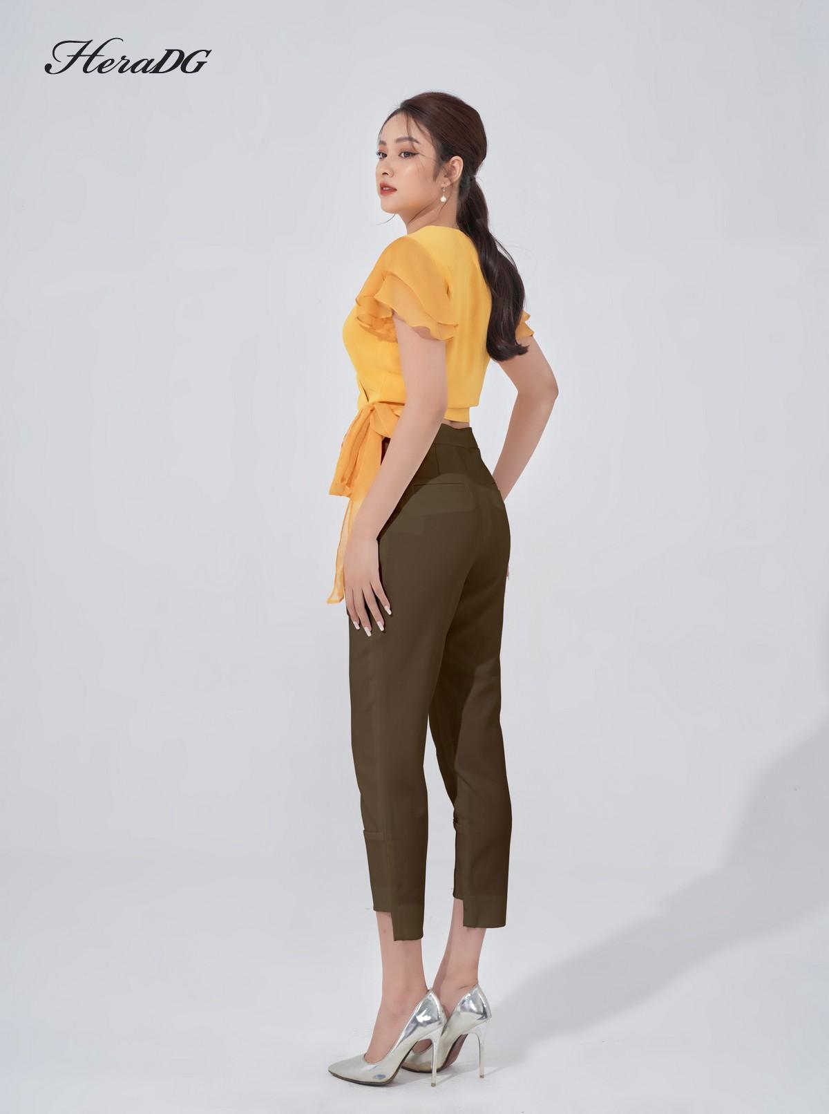 Quần lửng ống thân trước ngắn hơn