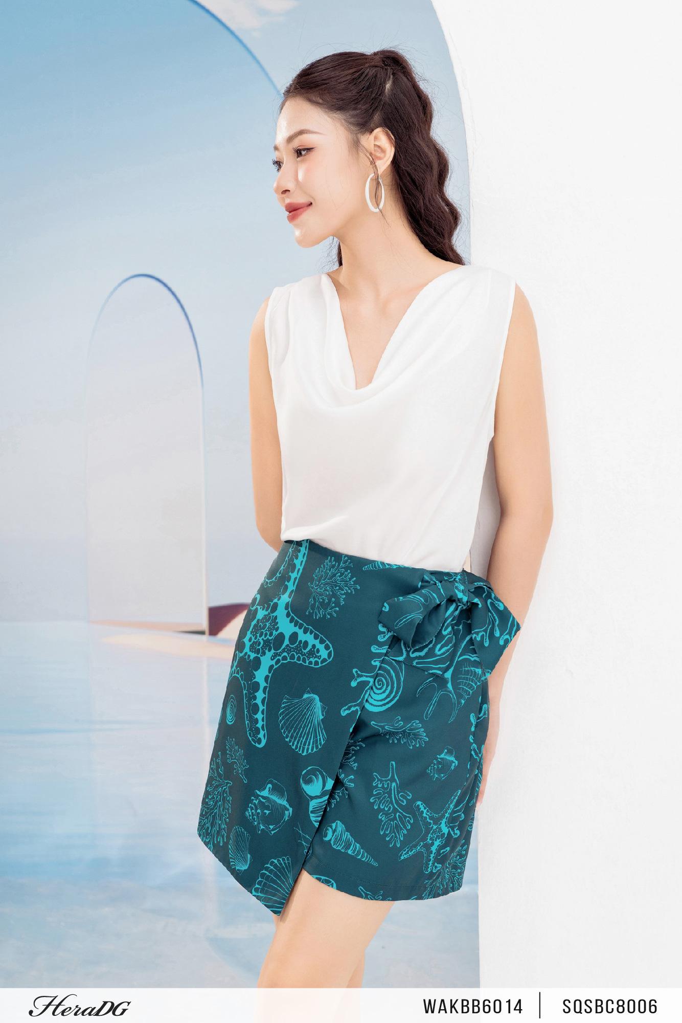 Quần short giả váy