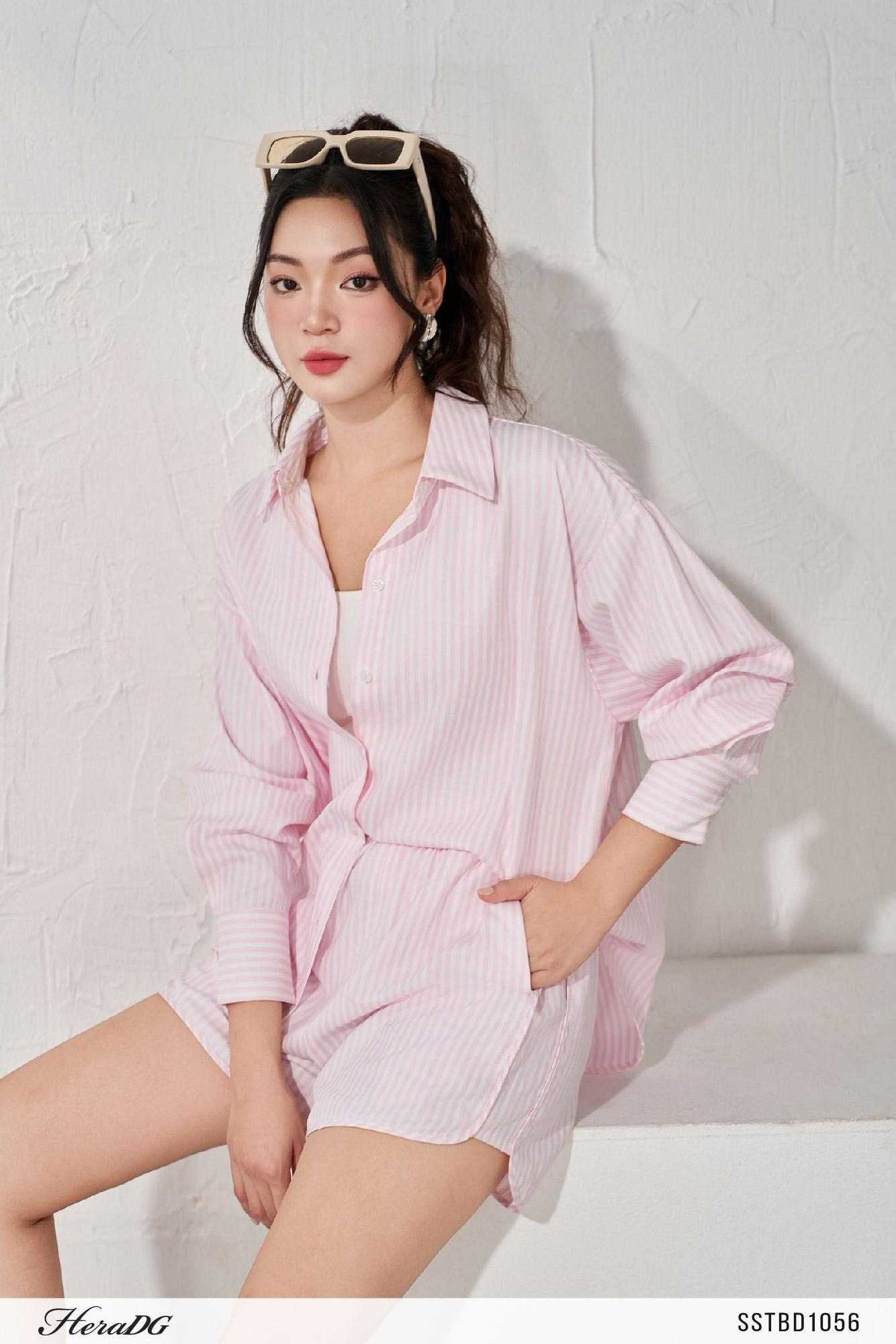 Set bộ sơ mi, quần short