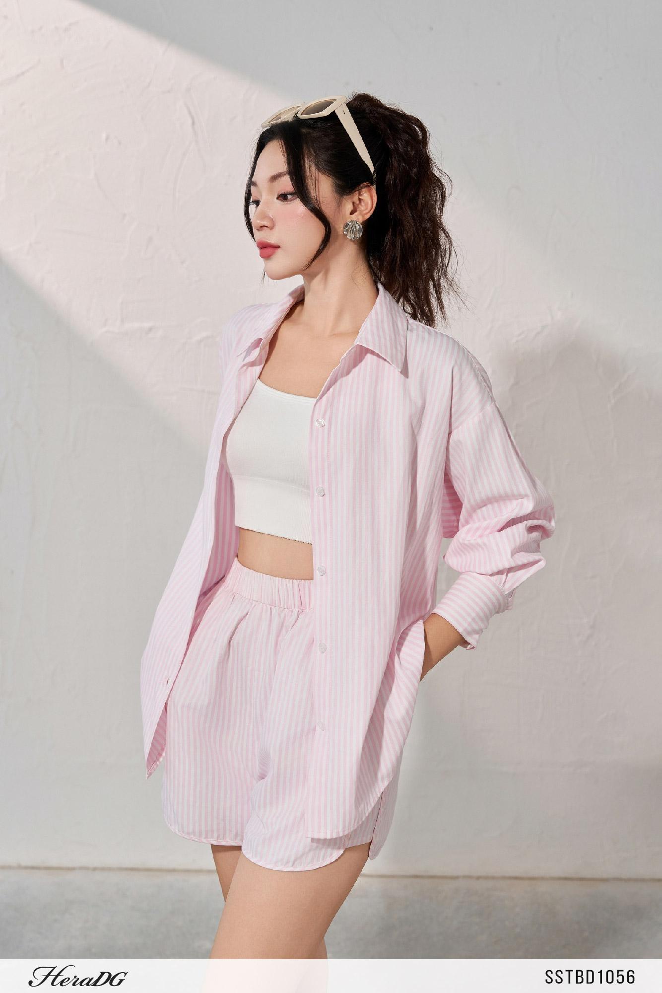 Set bộ sơ mi, quần short