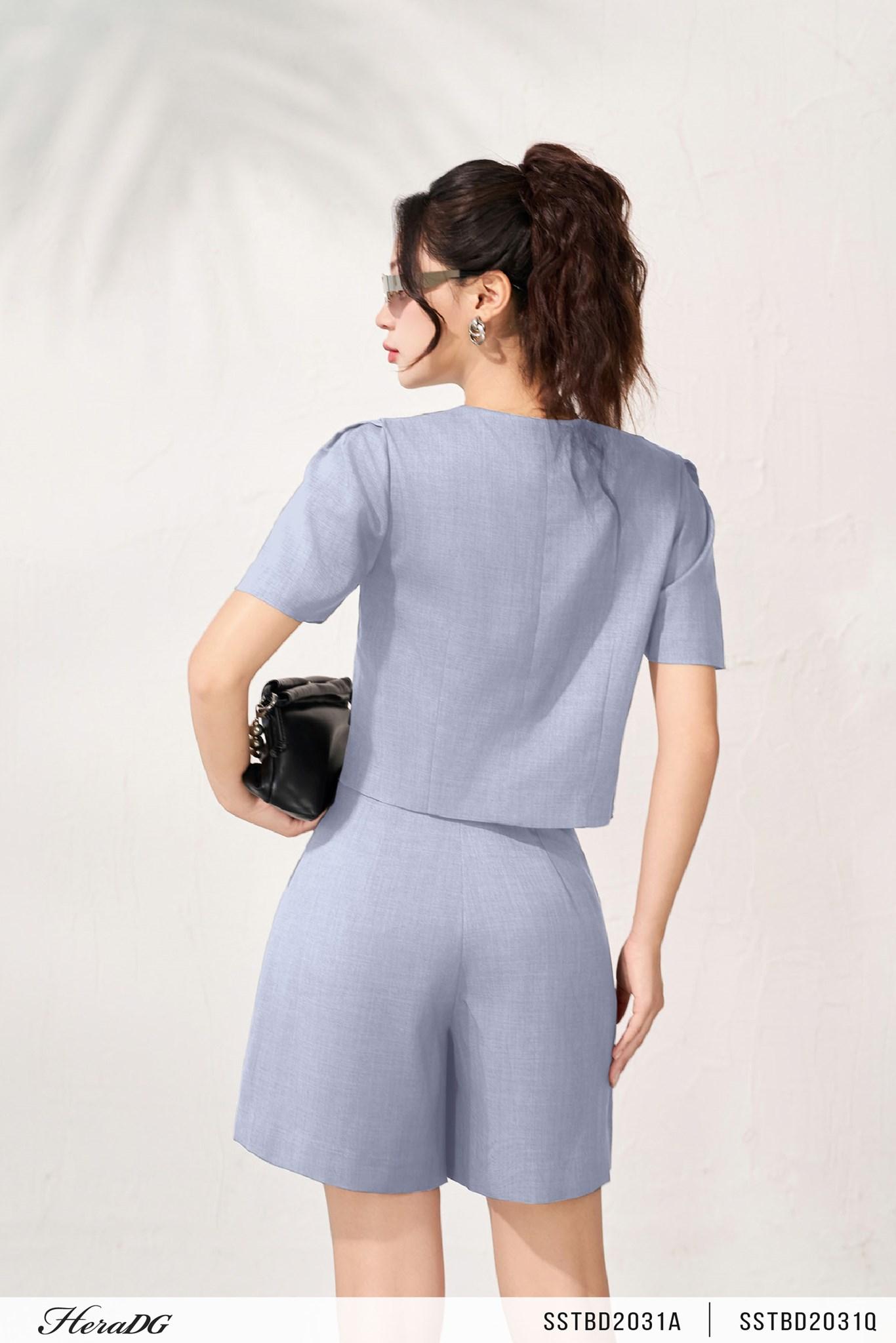 Áo kiểu lửng, cổ tim