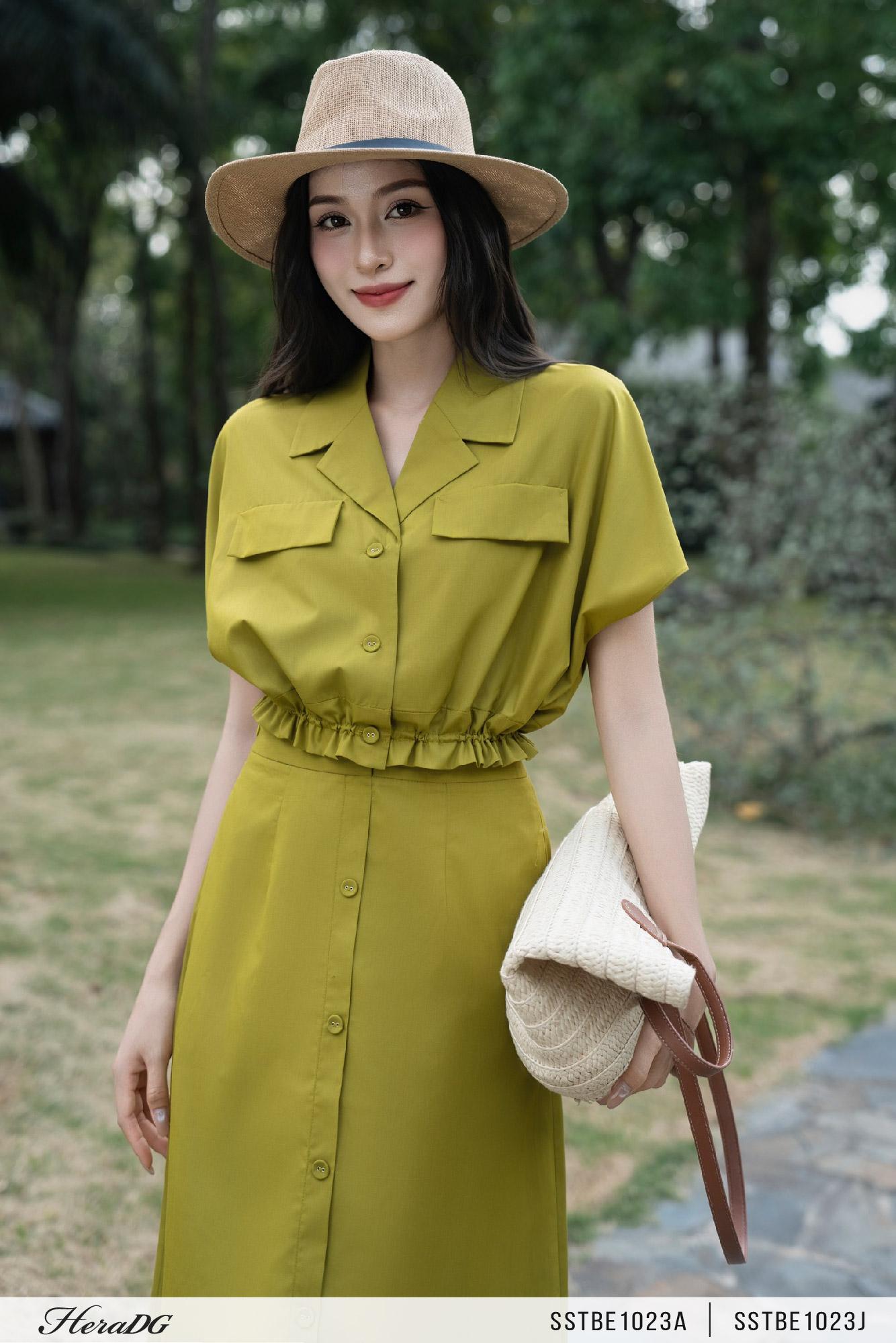 Áo kiểu cổ 2 ve